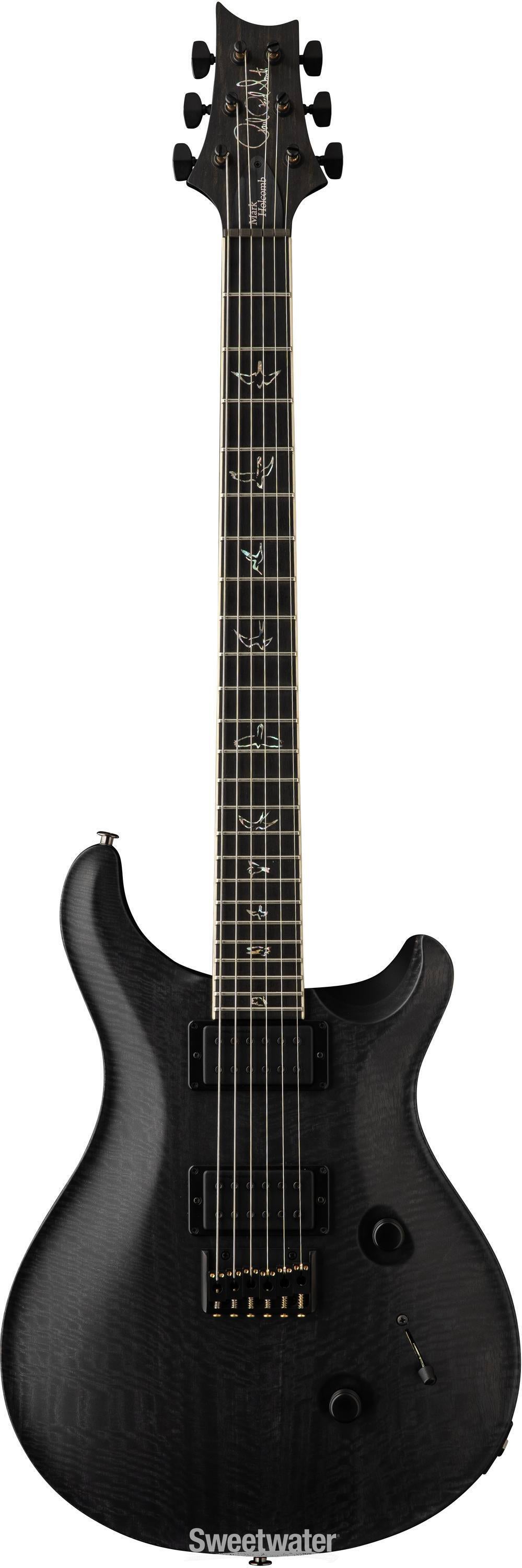 PRS Mark Holcomb Signature Electric Guitar - Gray Black with Stained Binding