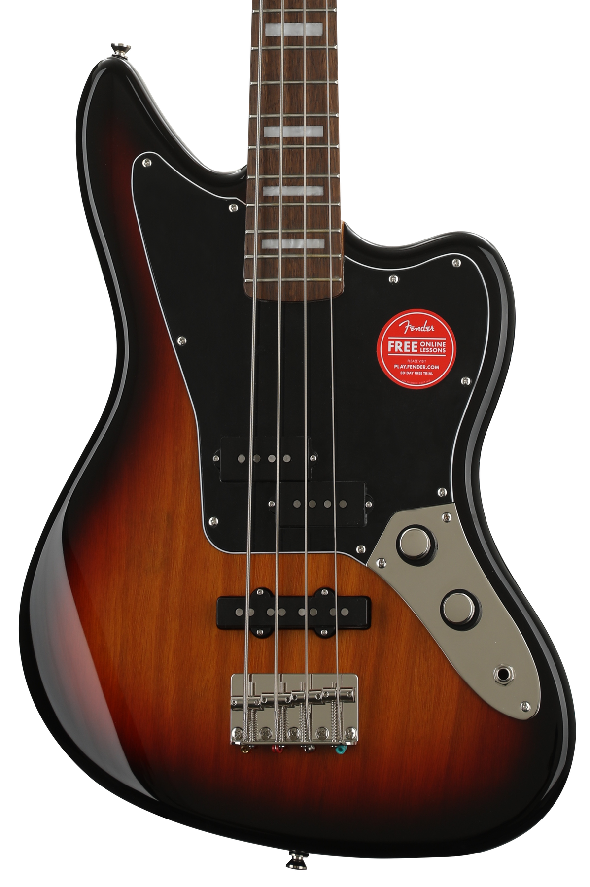 Squier Classic Vibe Jaguar Bass - 3-Color Sunburst | Sweetwater
