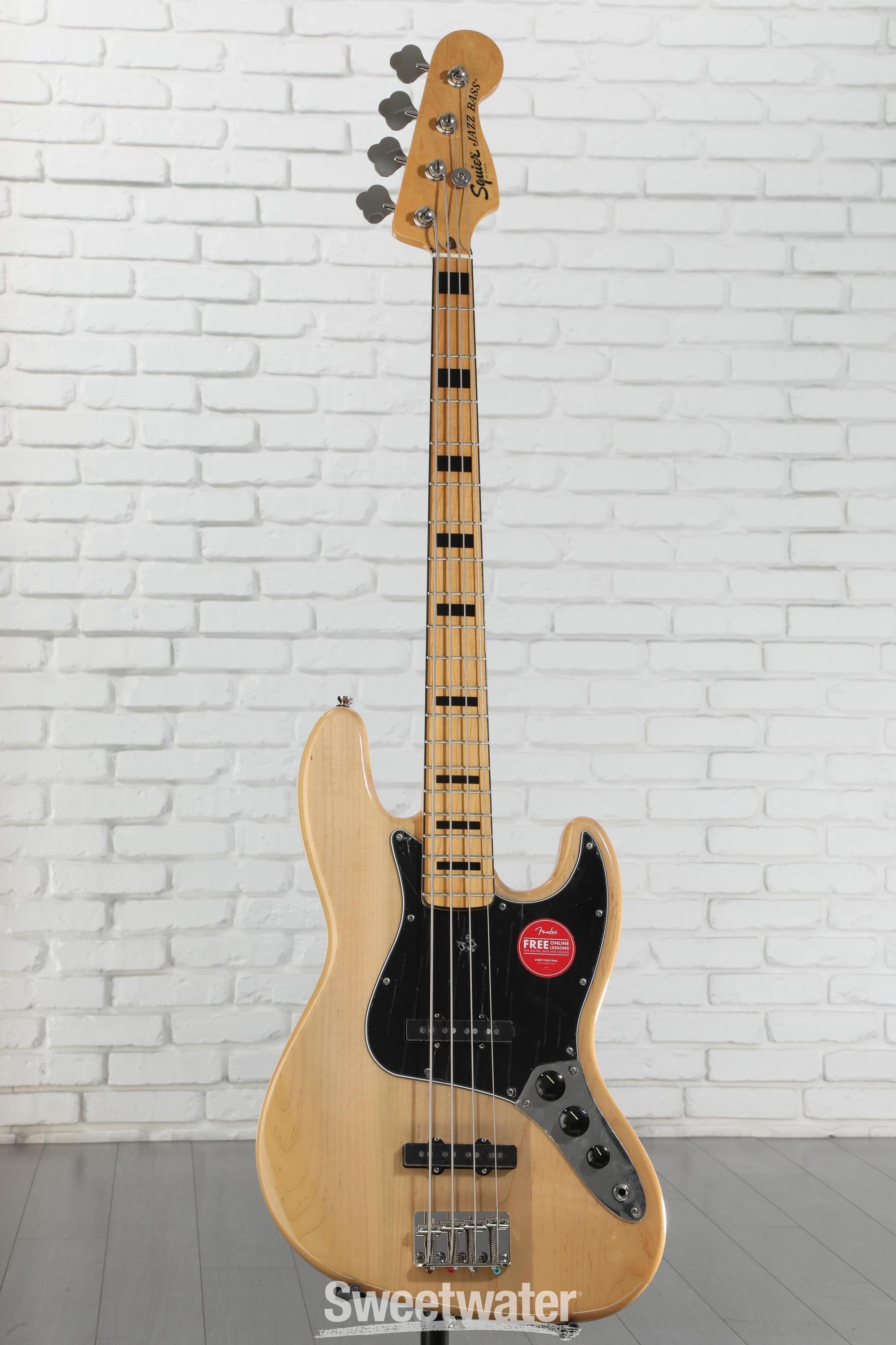 Squier Classic Vibe '70s Jazz Bass - Natural | Sweetwater