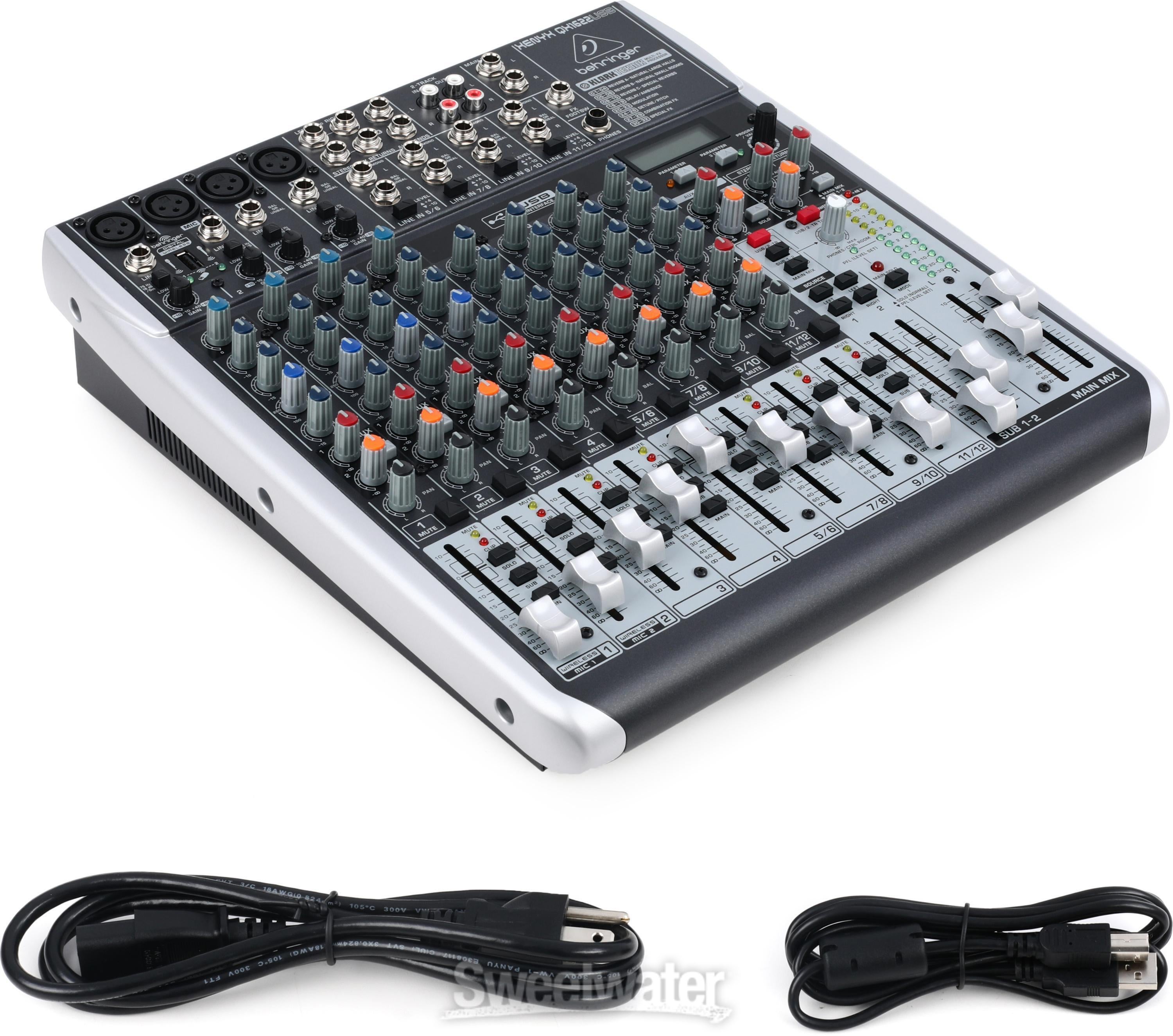 Behringer Xenyx QX1622USB Mixer with USB and Effects Reviews 
