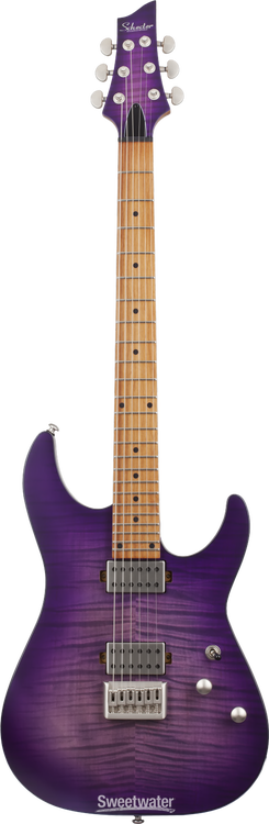 Schecter Diamond Series エレキギター パープル 1_Full_Straight_Front_NA-