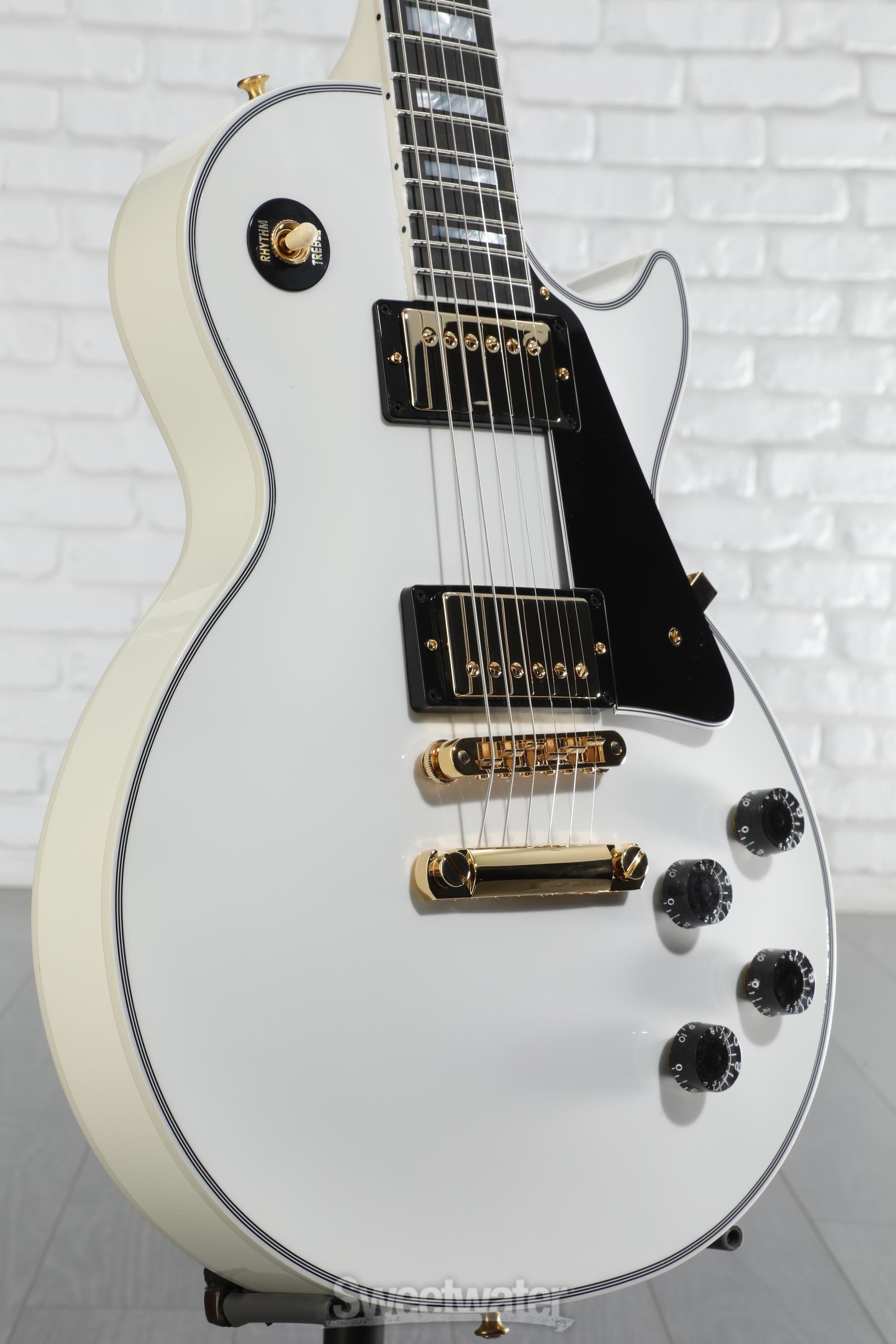 ギター Les Paul Custom Alpine White Platinum Gibson Custom Les Paul Custom Electric Guitar