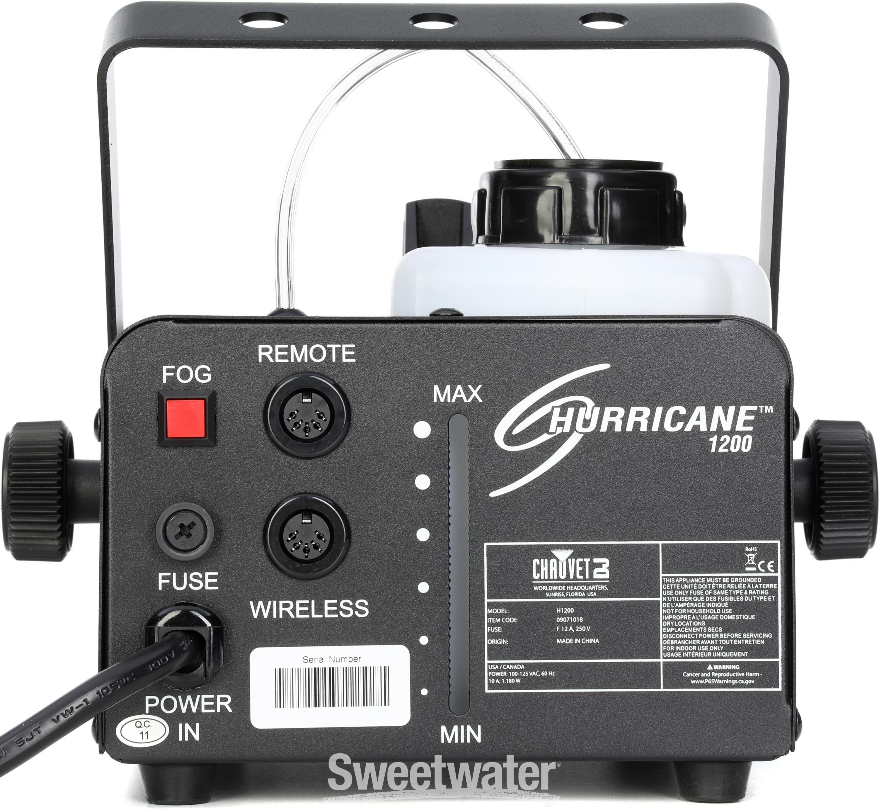 Chauvet DJ Hurricane 1200 Fog Machine (18,000 CFM) | Sweetwater