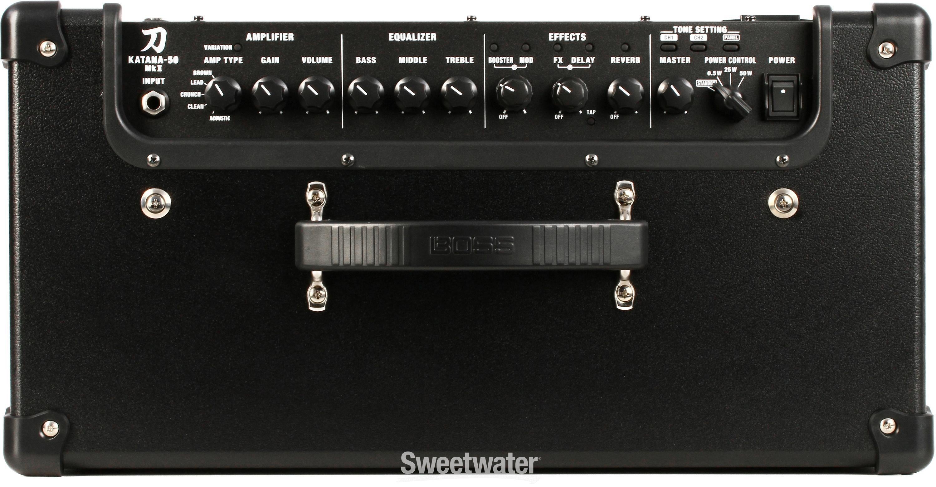 Boss Katana-50 MkII 1 x 12-inch 50-watt Combo Amp | Sweetwater