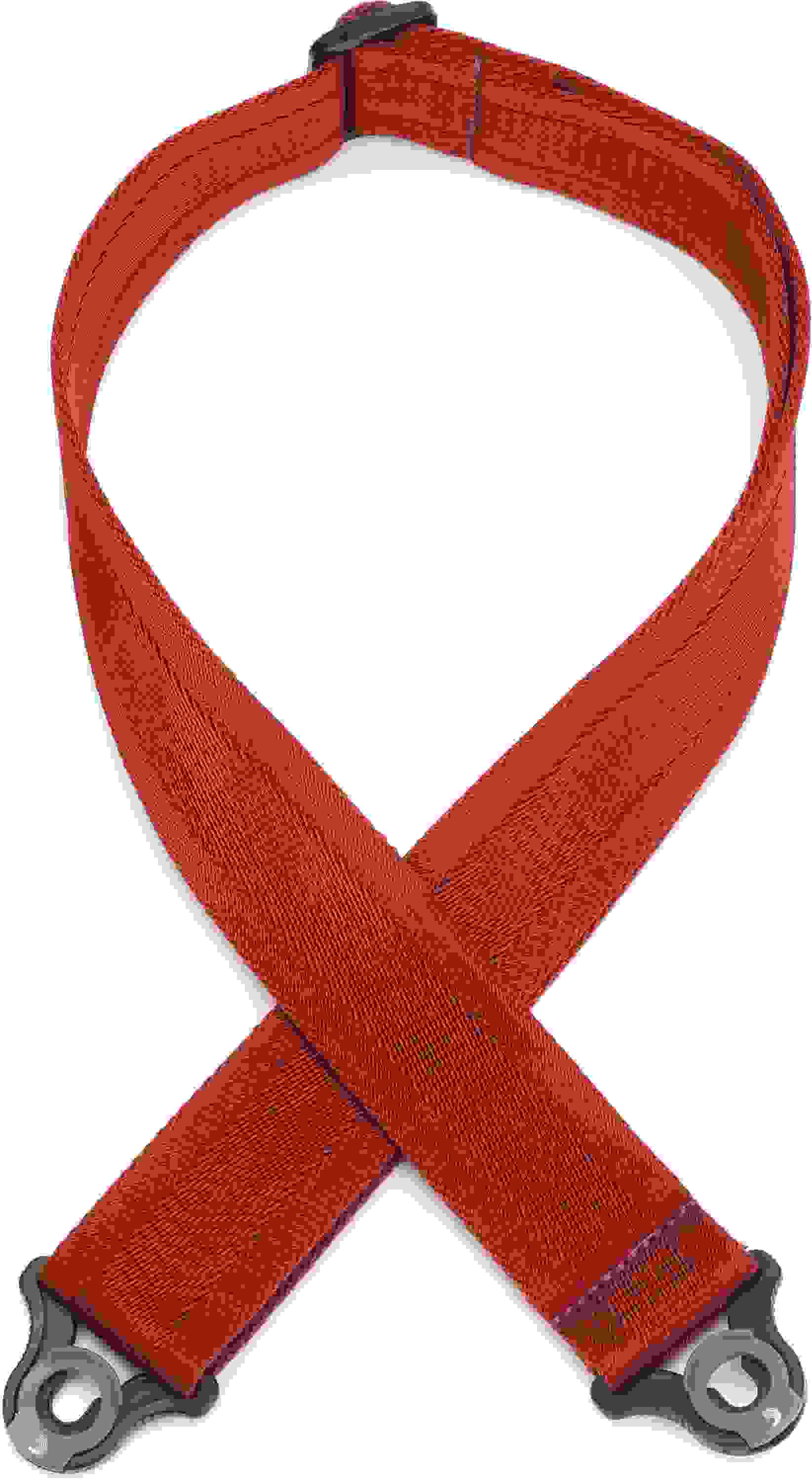 D'Addario 2-inch Nylon Auto Lock Guitar Strap - Blood Red