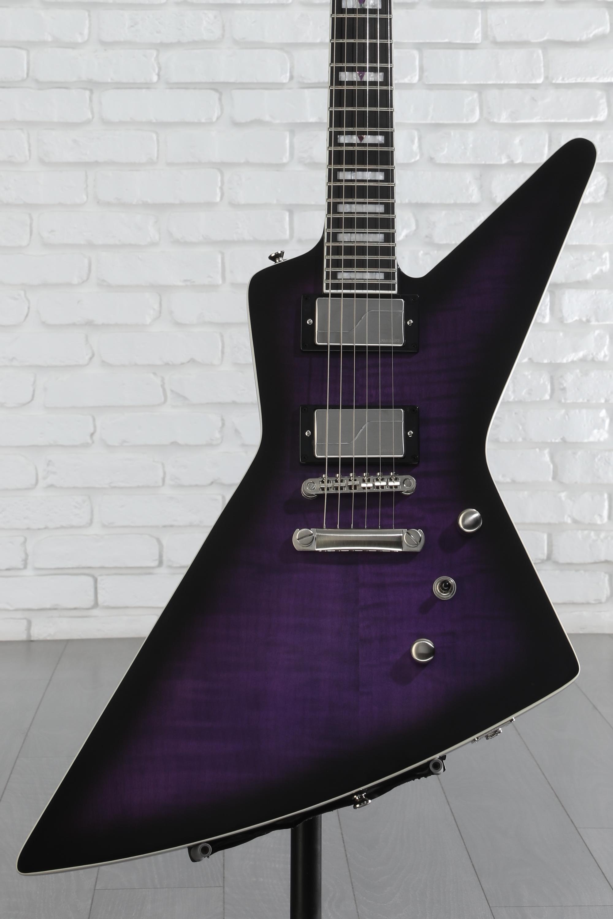【PLEK調整済】EPIPHONE エピフォン Extura Prophecy Epiphone Extura Prophecy Electric Guitar - Purple Tiger Aged