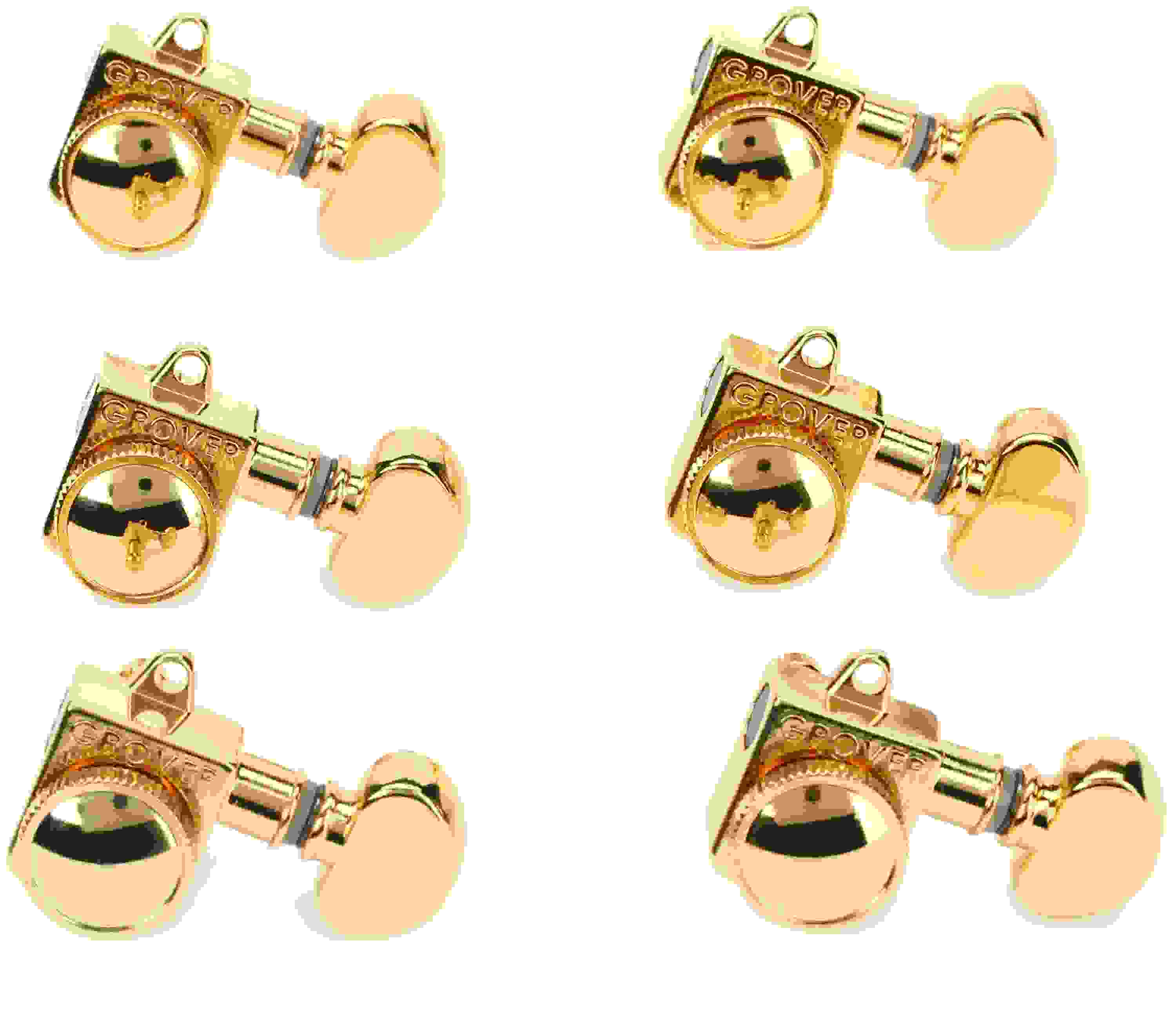Grover 505FVG Roto-Grip Locking Rotomatic Tuners - 6-in-line Gold