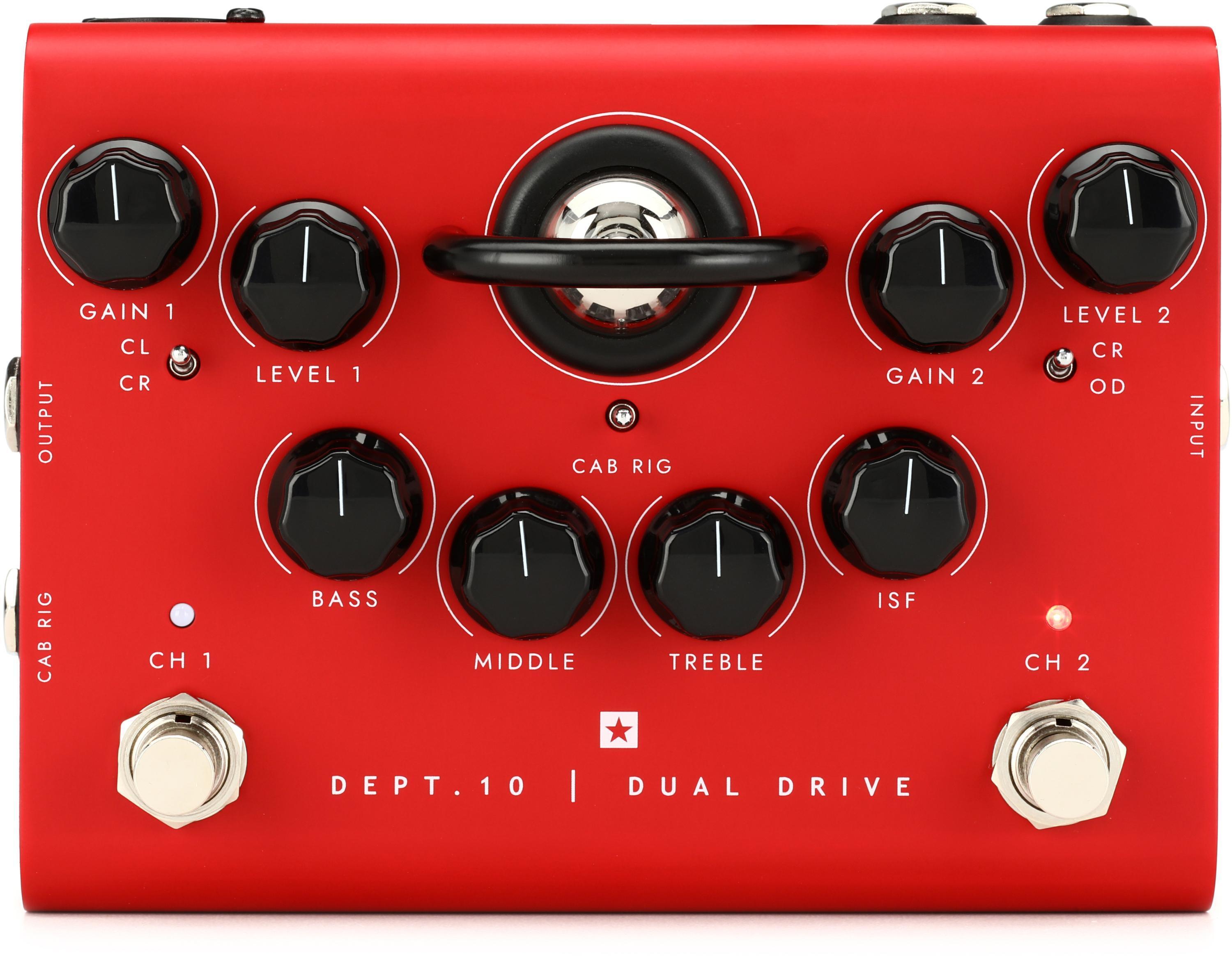 Blackstar Dept. 10 Dual Drive 2-channel Tube Overdrive Pedal | Sweetwater