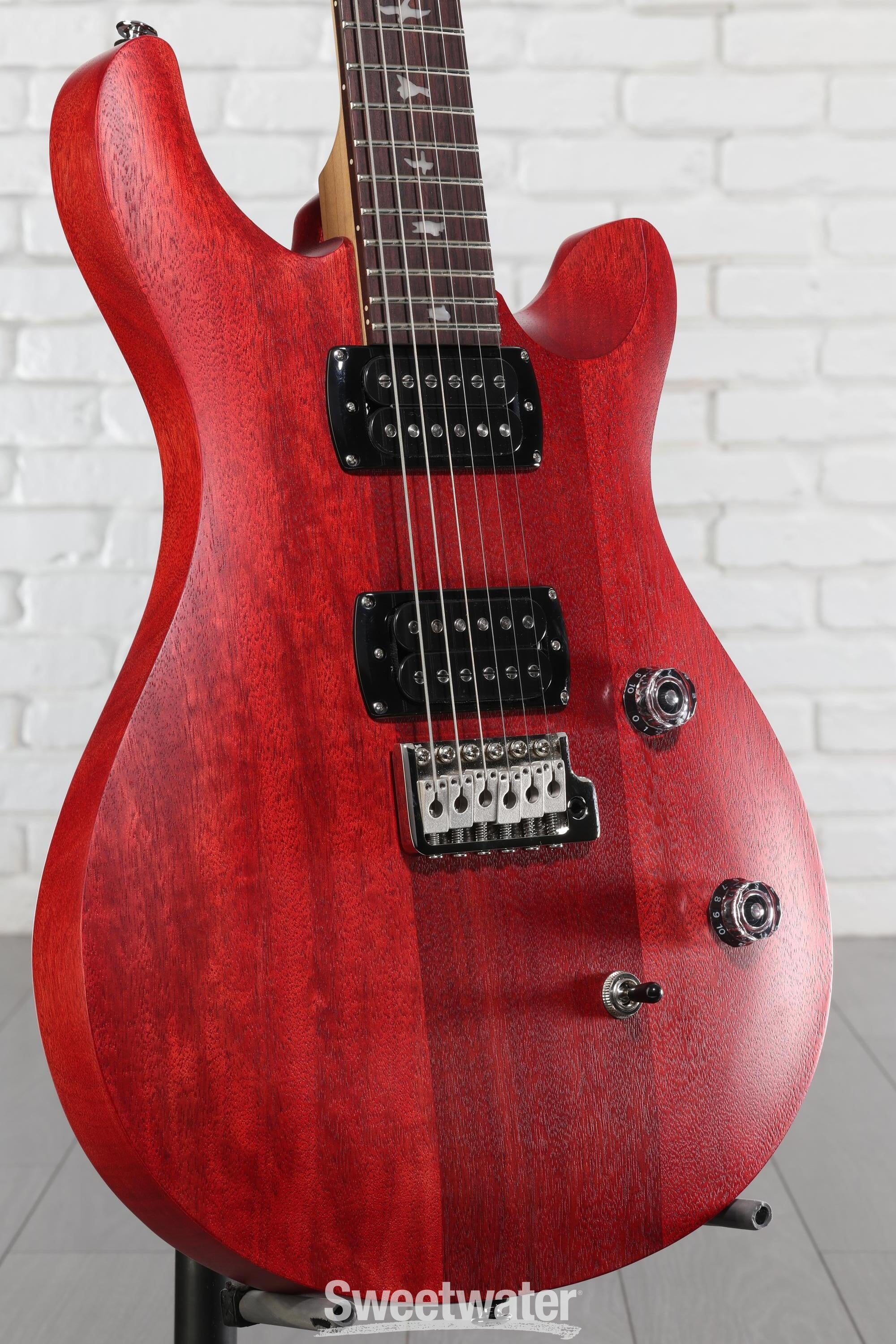 PRS SE CE 24 Standard Satin Electric Guitar - Vintage Cherry Satin