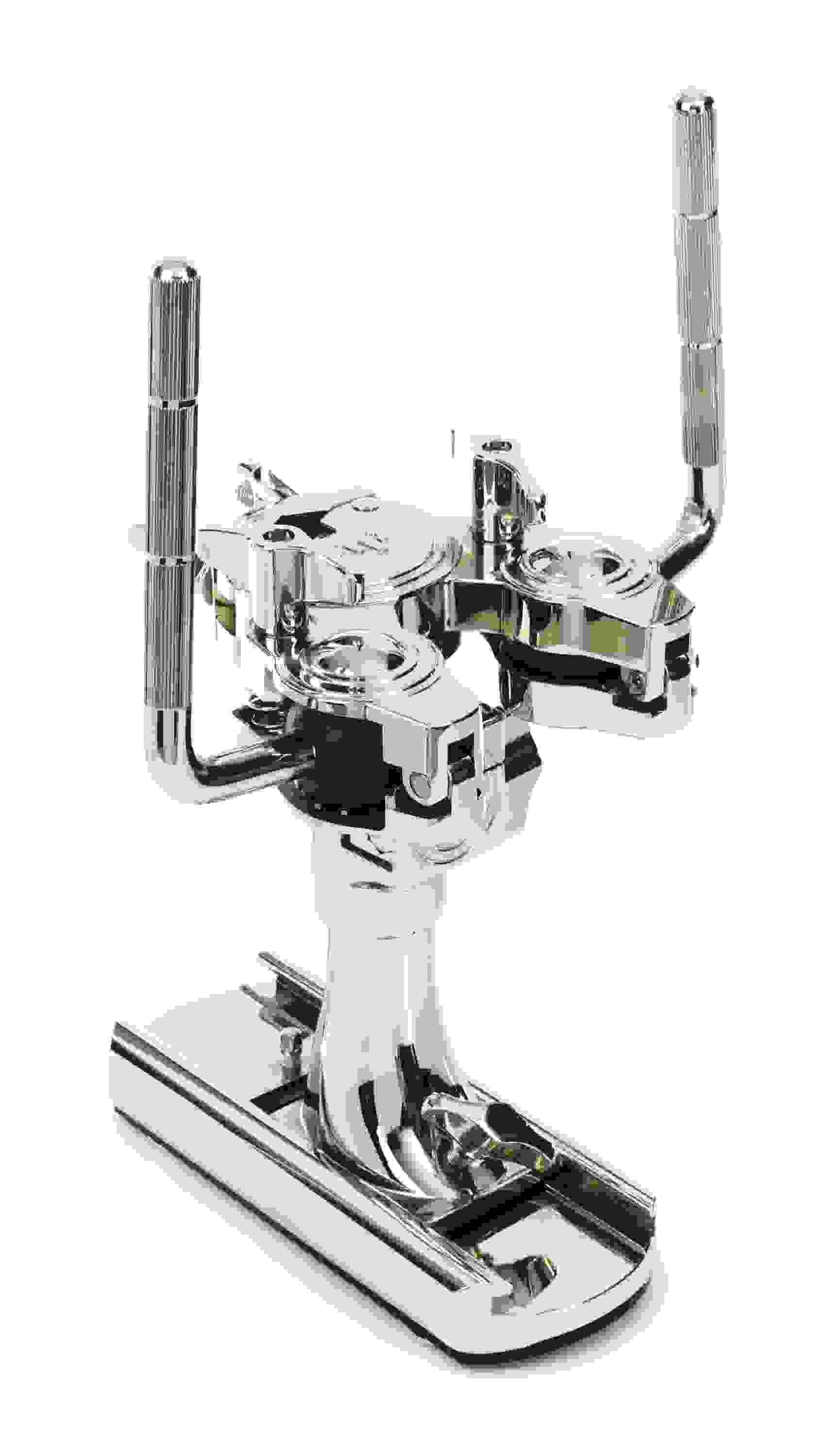 DW Bass Drum Double Tom Mount Nickel Sweetwater