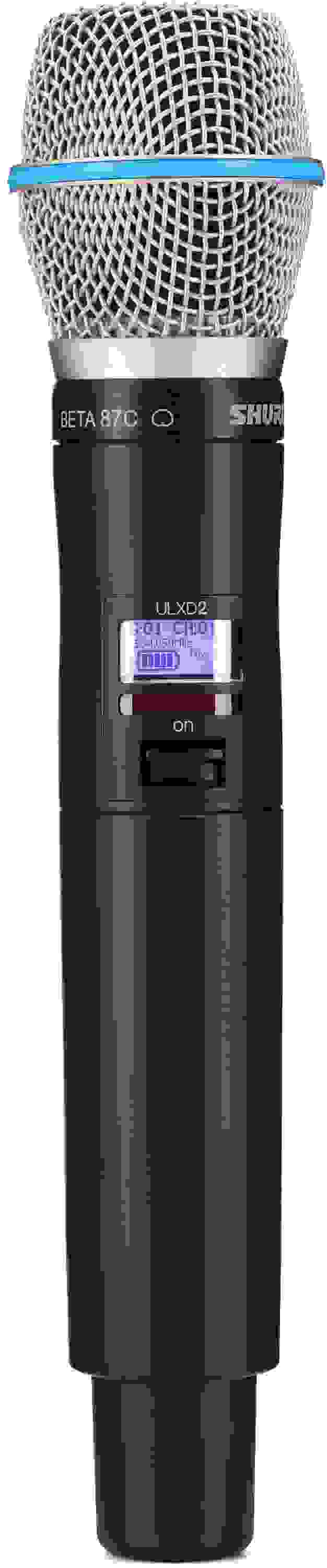 Shure ULXD2/B87C Wireless Handheld Microphone Transmitter - H50 Band