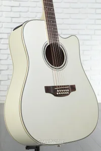 Takamine GD-37CE PW 12-string Acoustic-electric Guitar - Pearl White