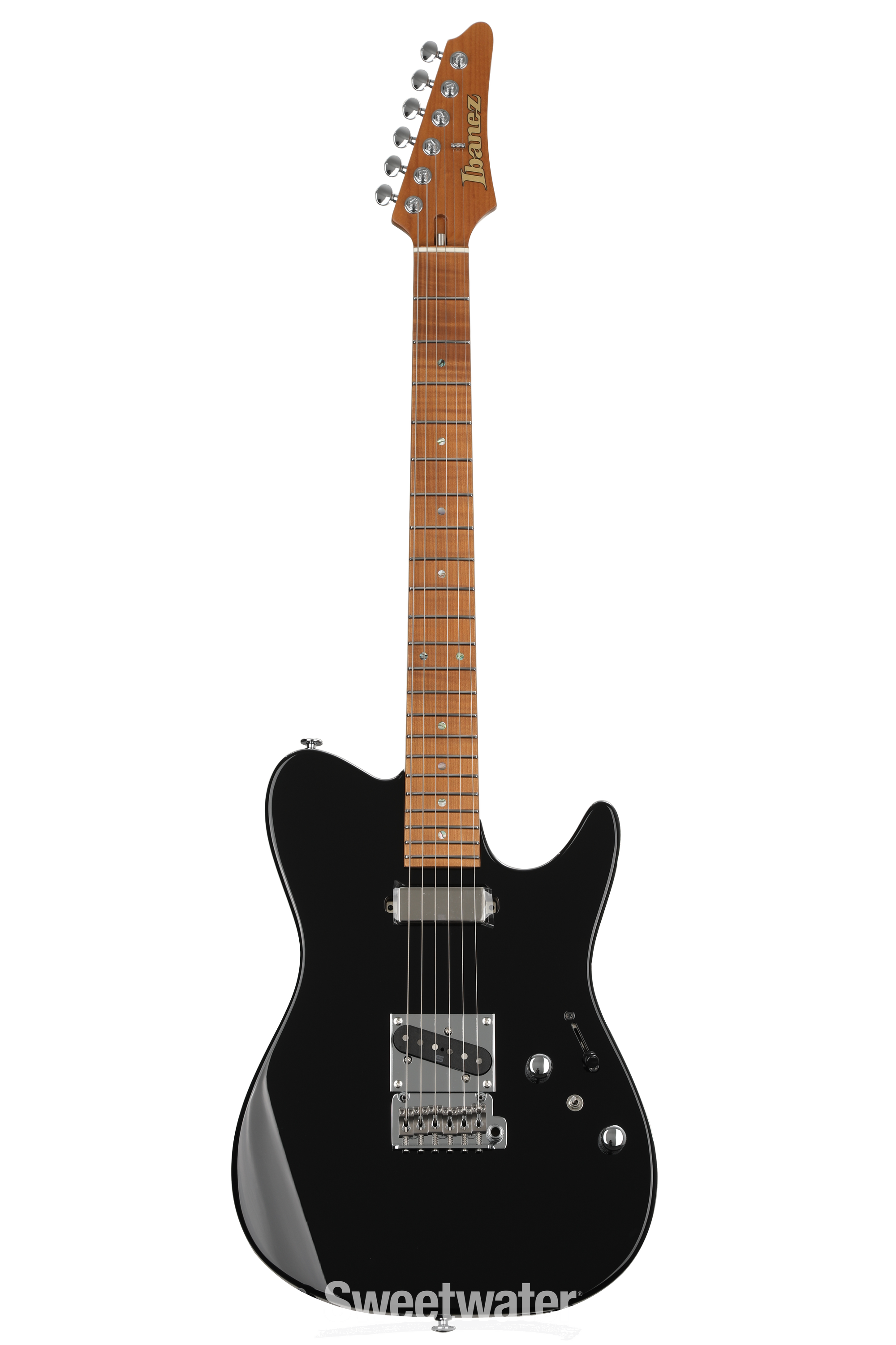 Ibanez Prestige AZS2200 Electric Guitar - Black | Sweetwater Ibanez Prestige AZS2200 Electric Guitar - Black | Sweetwater