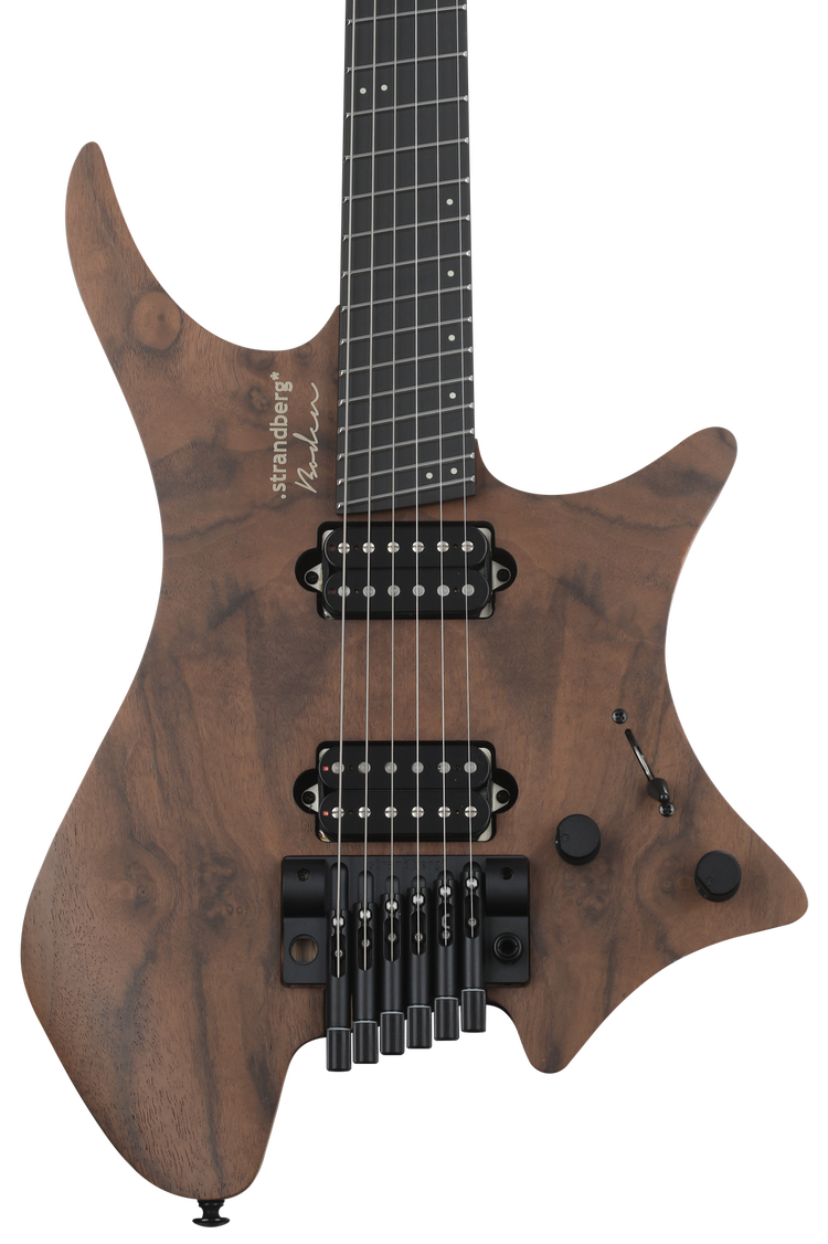 Strandberg Boden Prog NX 6 Electric Guitar - Natural Walnut Burl
