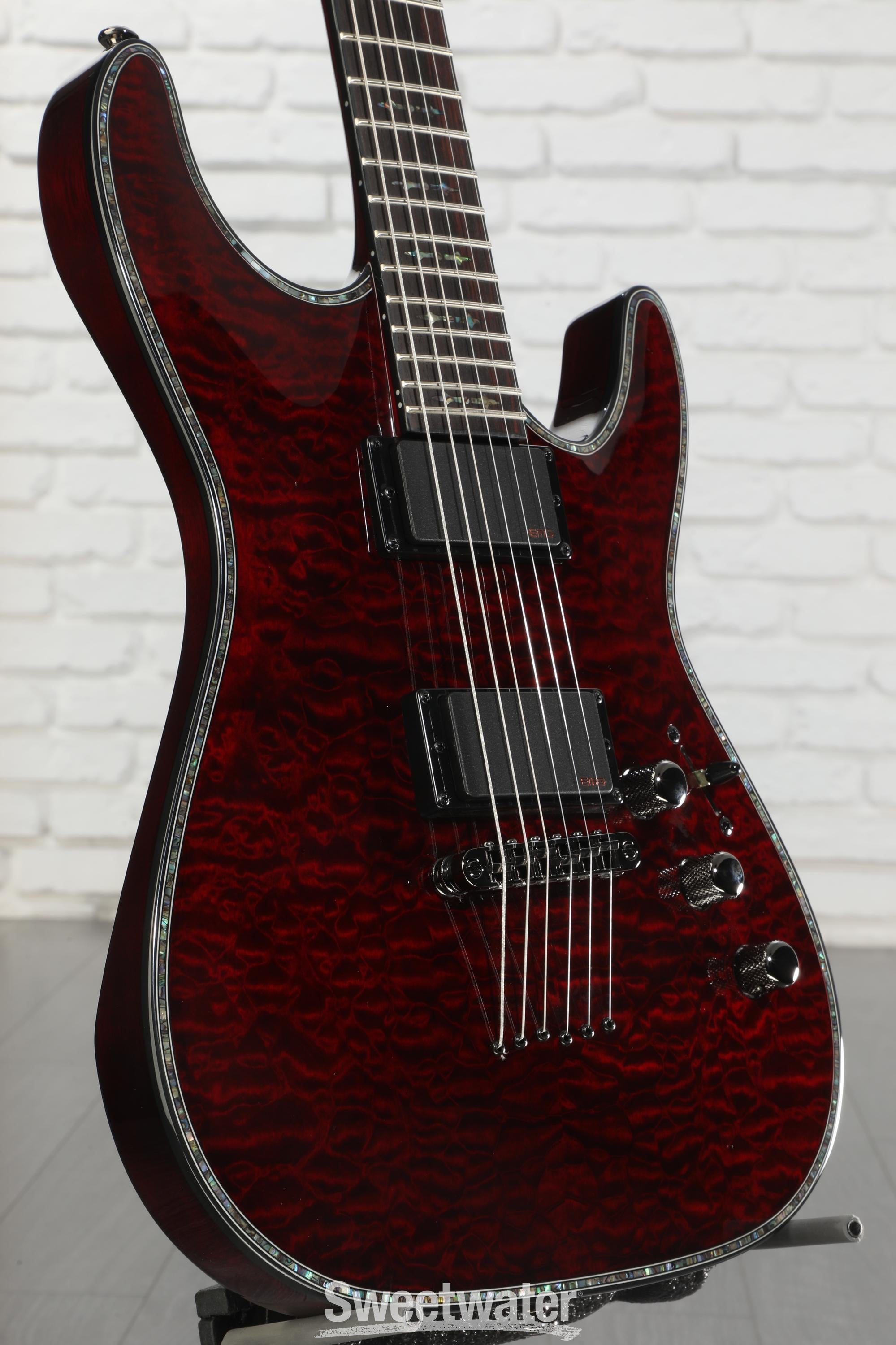 Schecter Hellraiser C-1 Electric Guitar - Black Cherry | Sweetwater