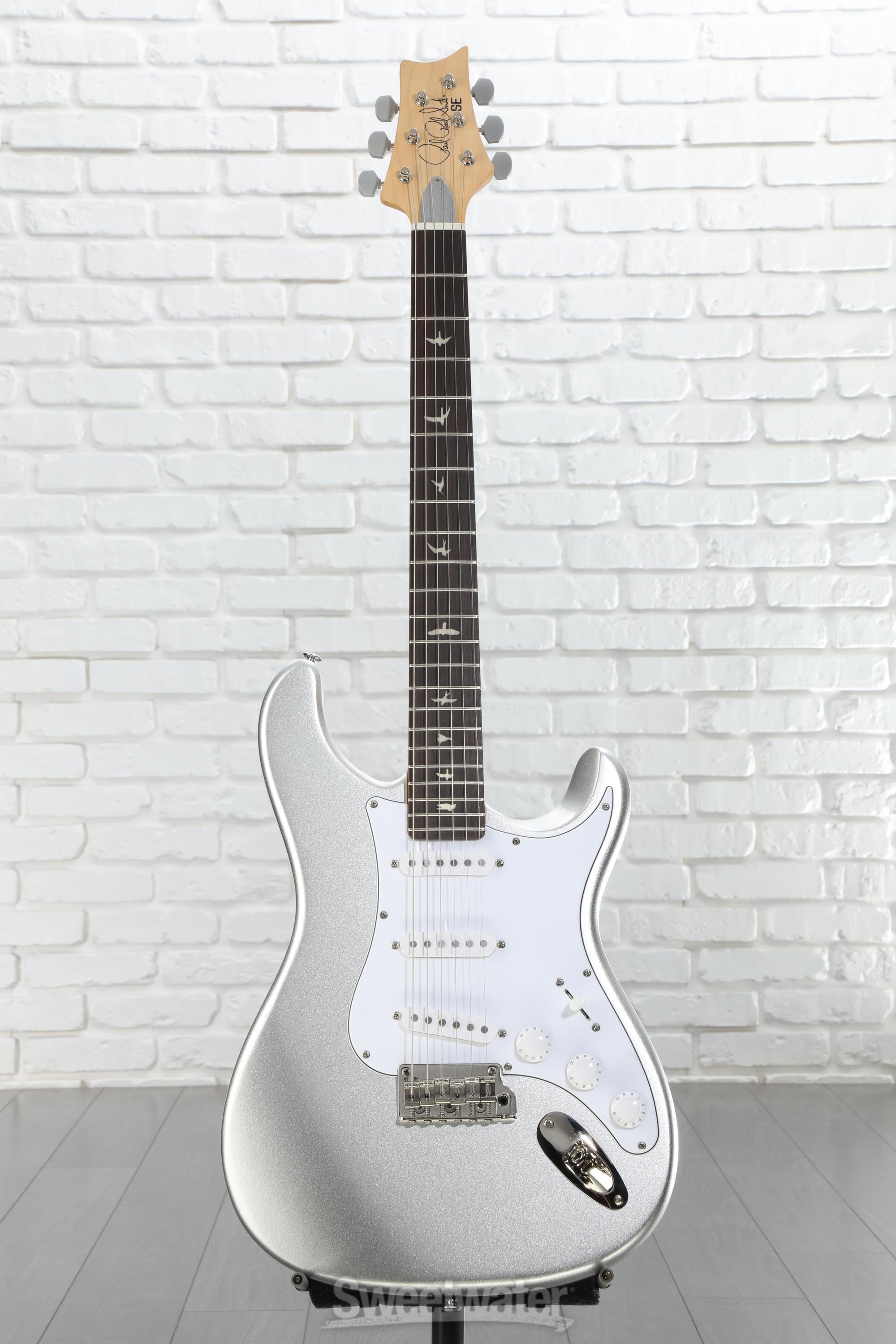 PRS SE Silver Sky Electric Guitar - Platinum Spark, Sweetwater
