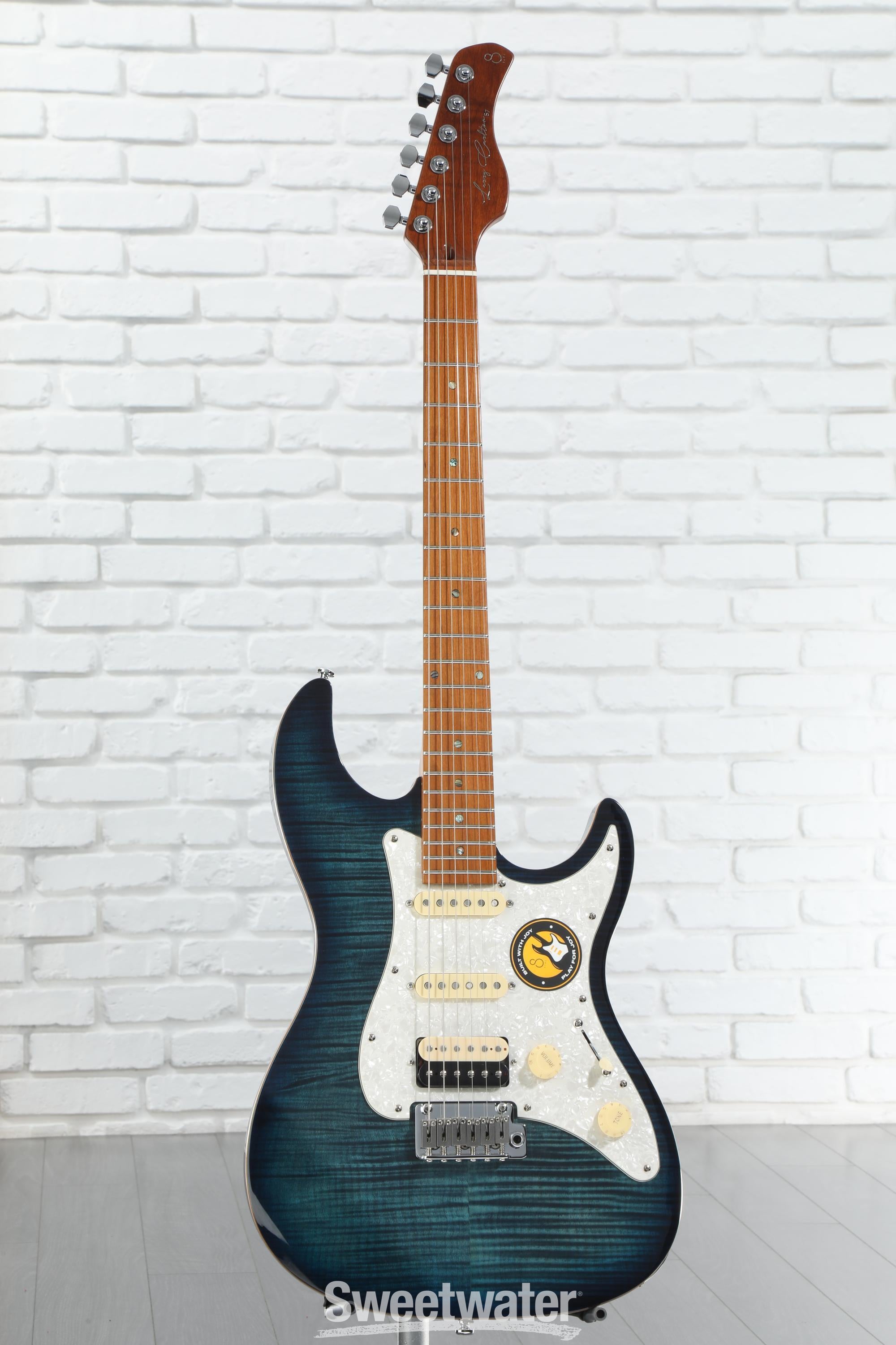 Sire Larry Carlton S7 FM Electric Guitar - Transparent Blue