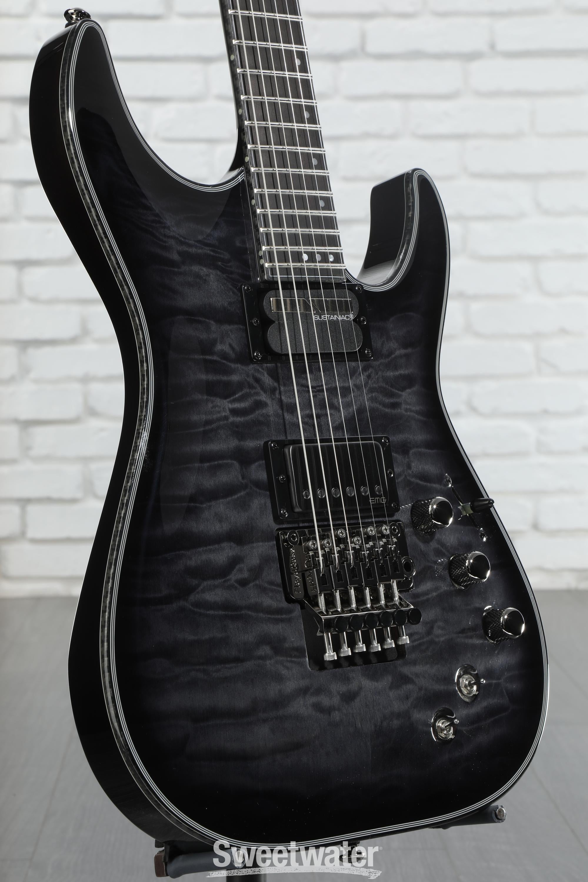 Schecter Hellraiser Hybrid C-1 FR-S Electric Guitar - Trans