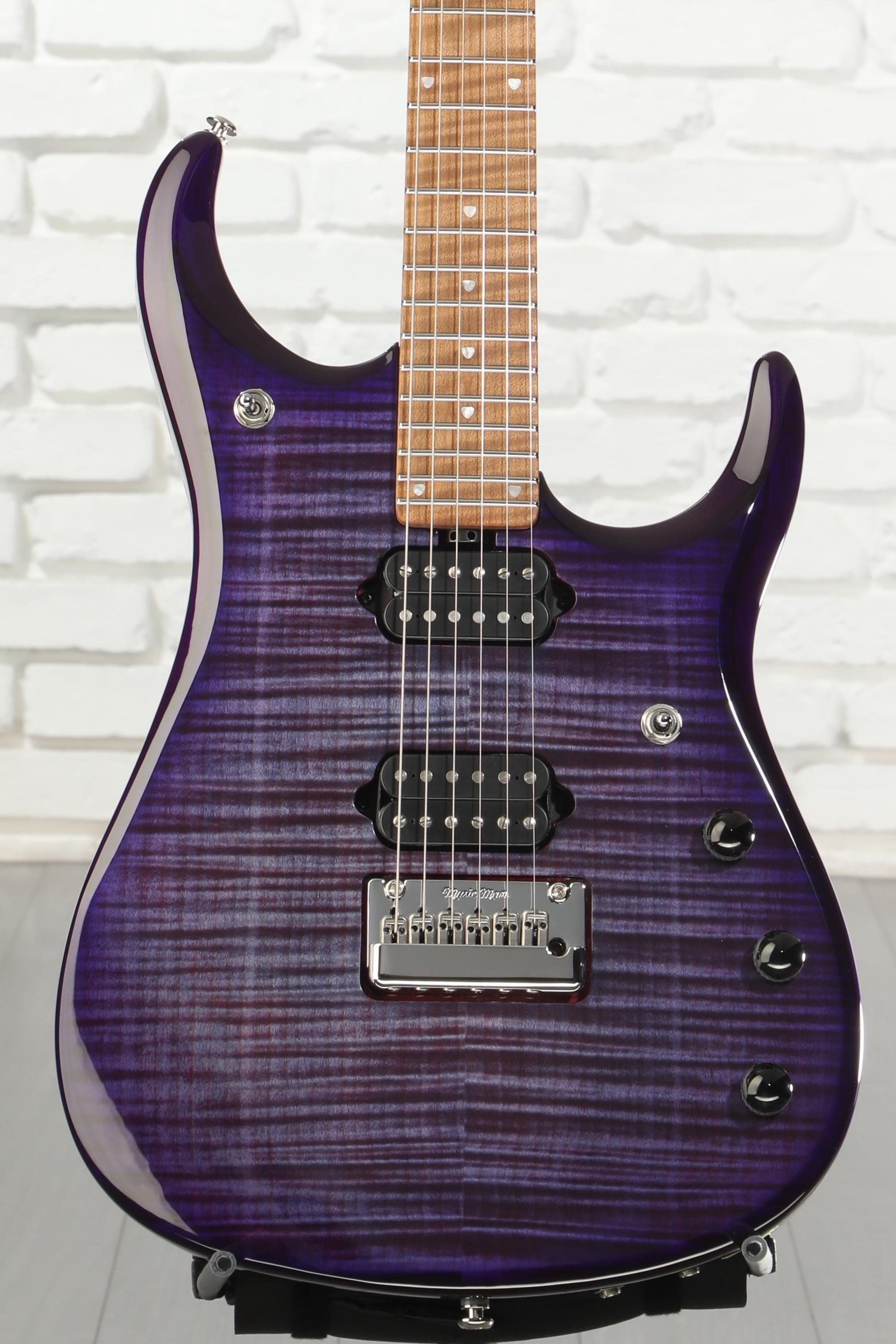 Ernie Ball Music Man JP15 Electric Guitar - Purple Nebula Flame