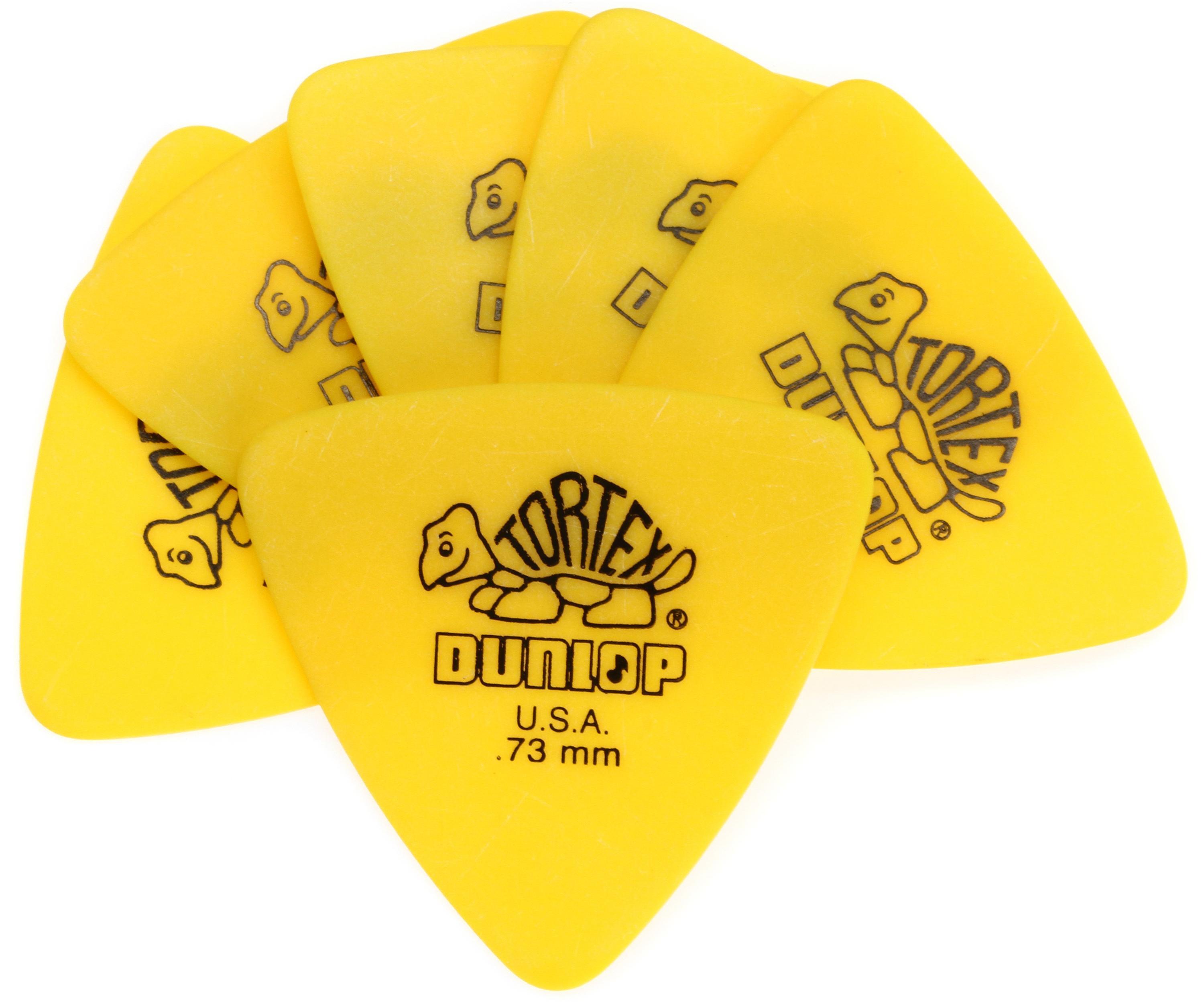 Dunlop Tortex Standard Pick Yellow .73 mm, One Pick