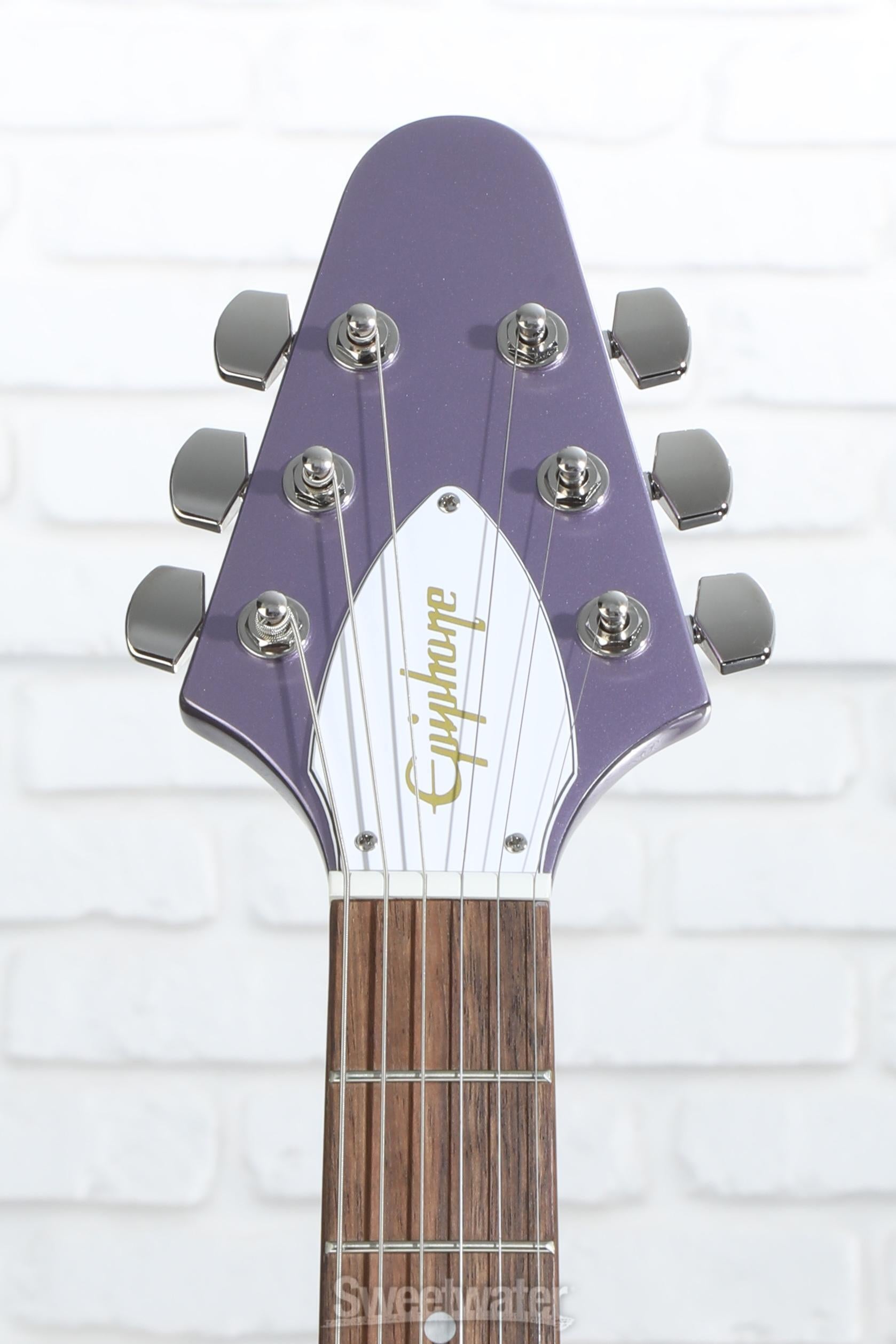 Epiphone Kirk Hammett 1979 Flying V Electric Guitar - Purple