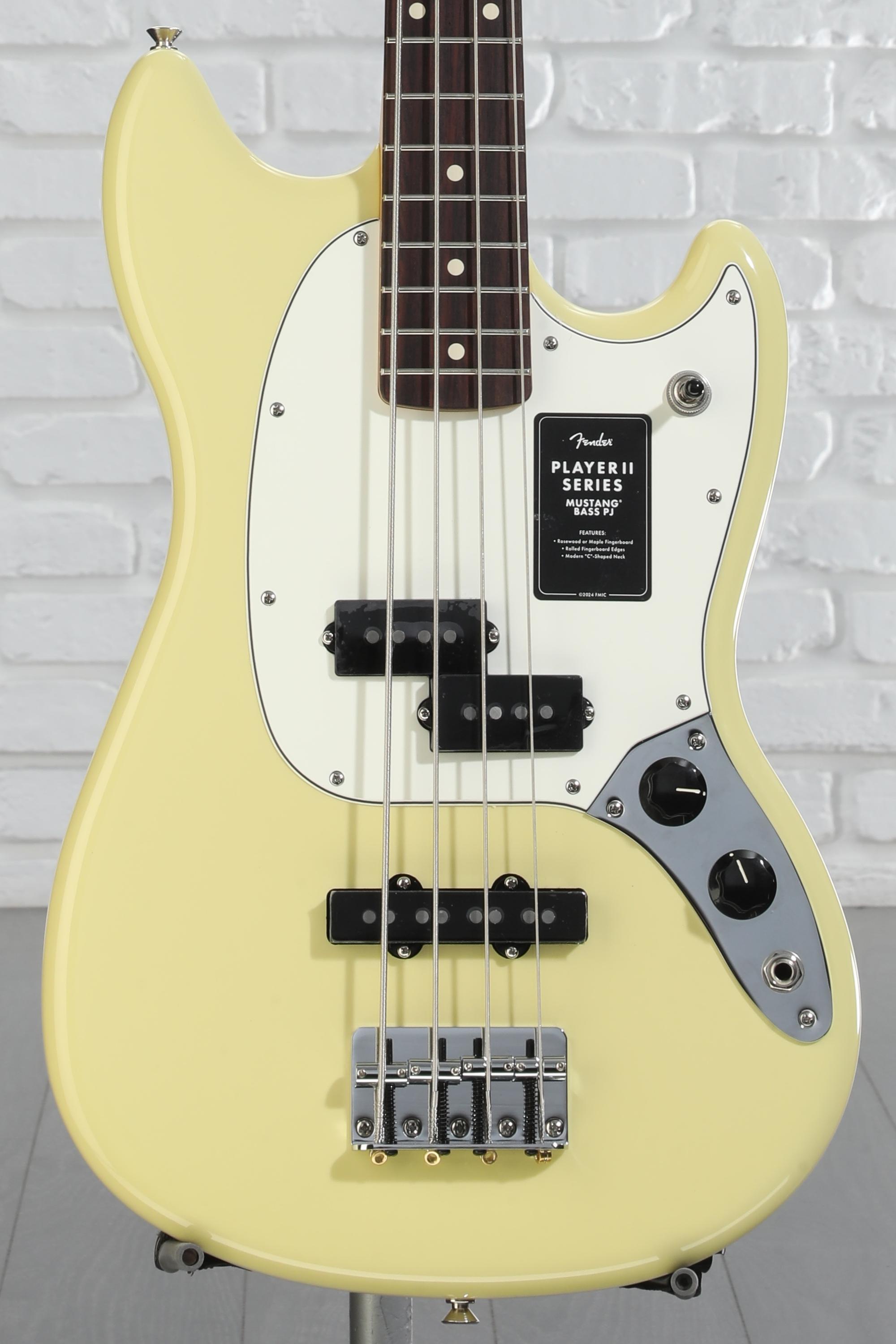 Fender Player II Mustang Bass PJ - Hialeah Yellow with