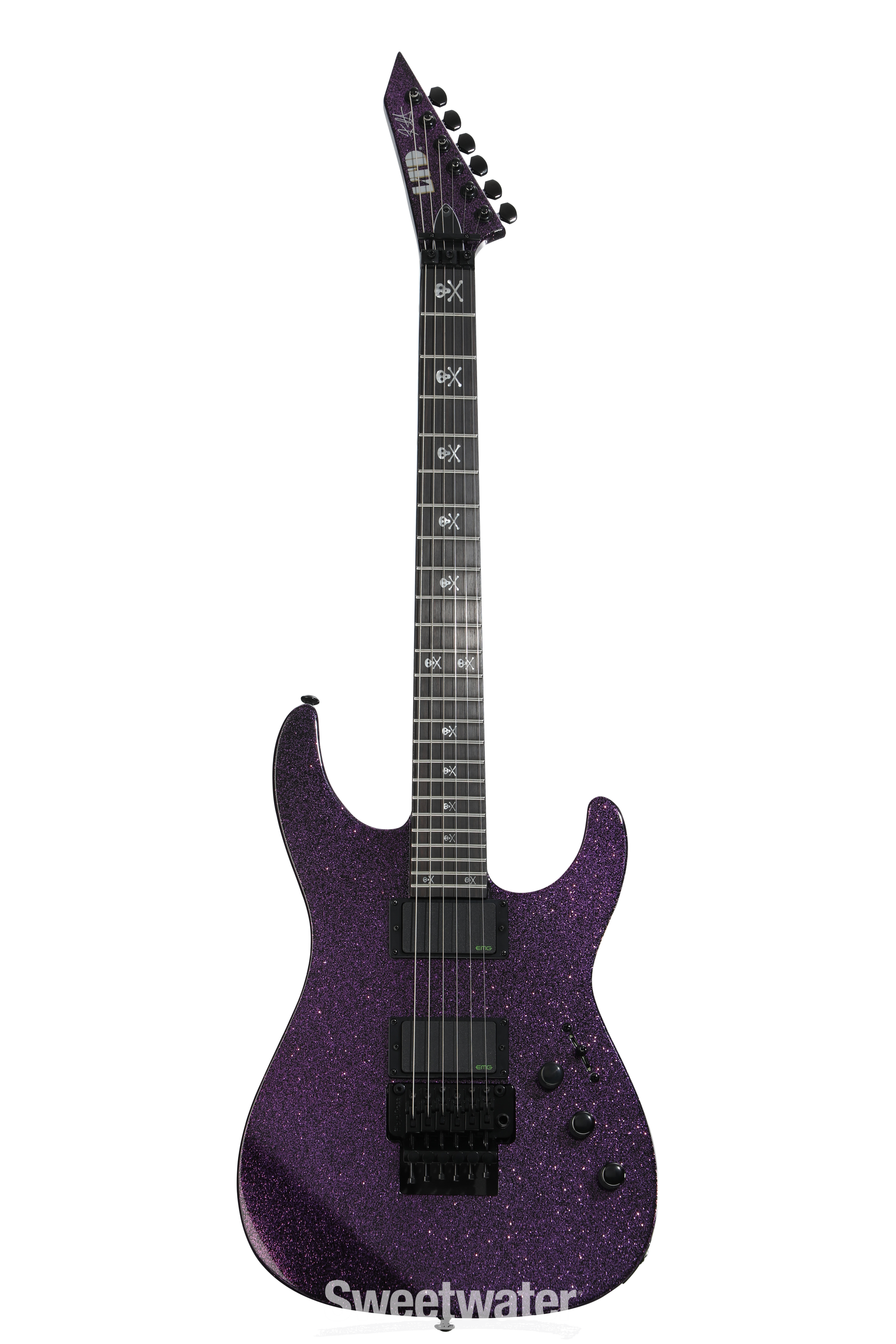 ギター FFFUZZ Limited Edition ESP LTD Signature Series Kirk Hammett Zombiefest Prototype
