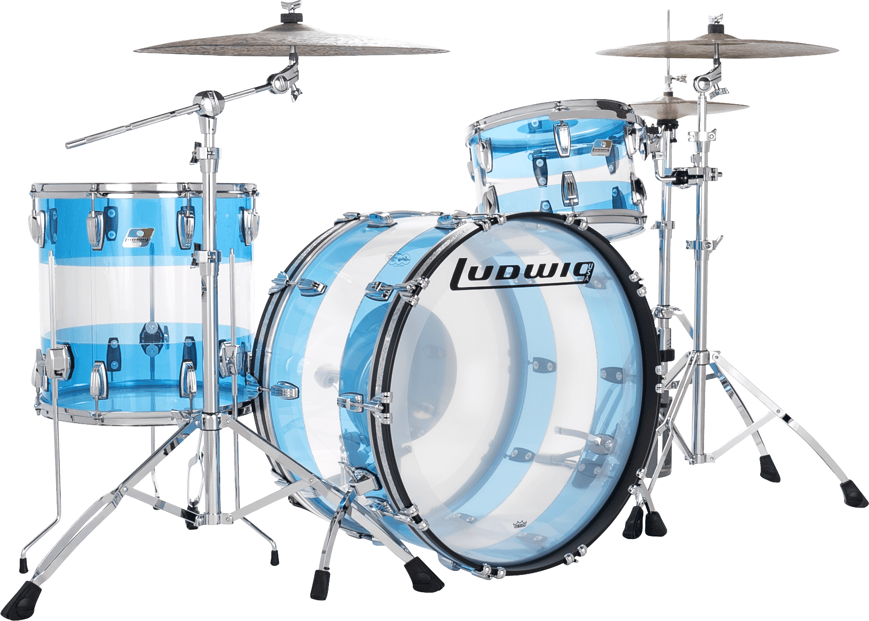 Ludwig 2025 vistalite blue