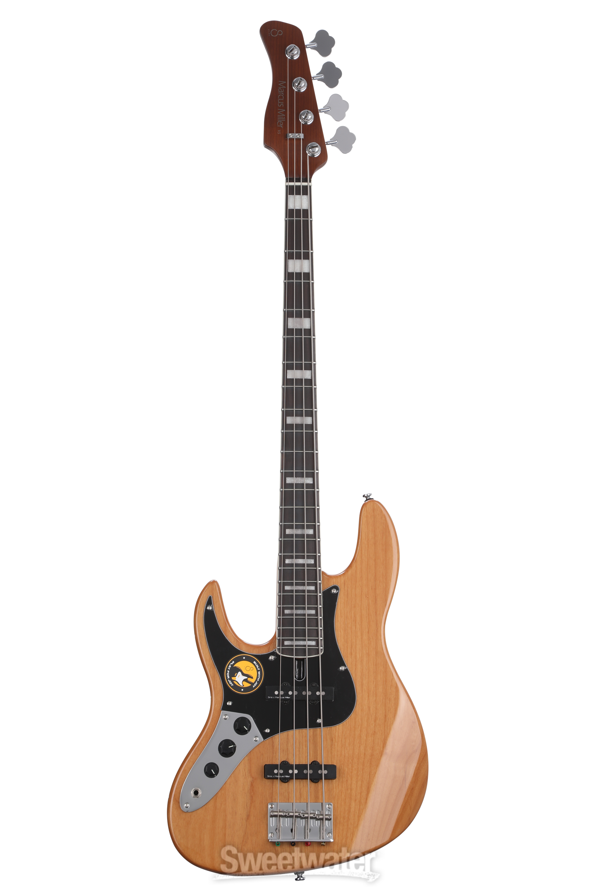 Sire Marcus Miller V5 24 Lefthanded Bass Guitar Natural Sweetwater