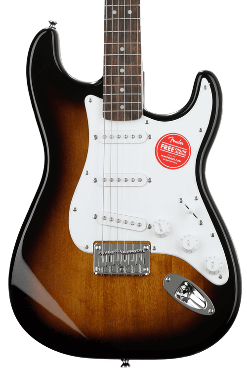 Squier Bullet Strat HT - Brown Sunburst with Indian Laurel