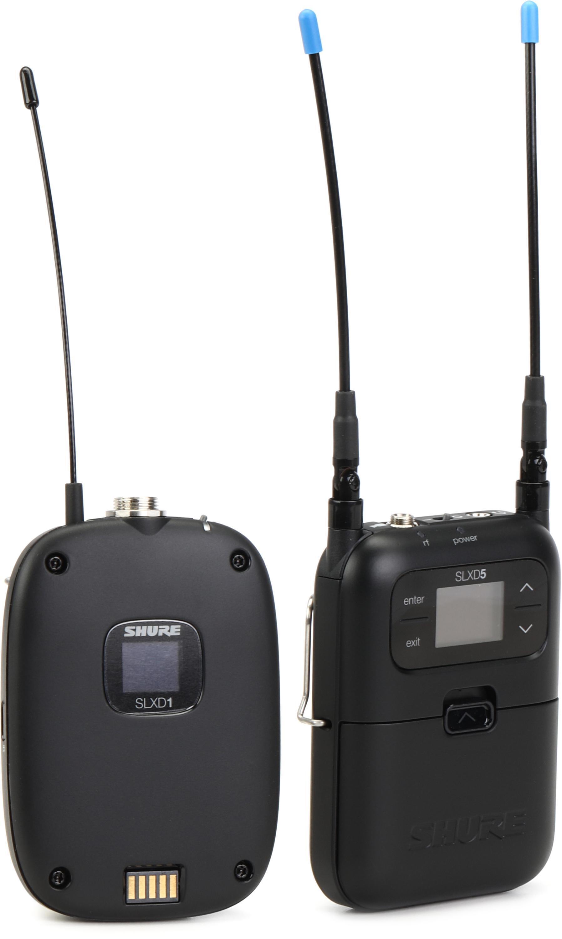 Shure SLXD15/85 Wireless Bodypack System with WL 185 Lavalier