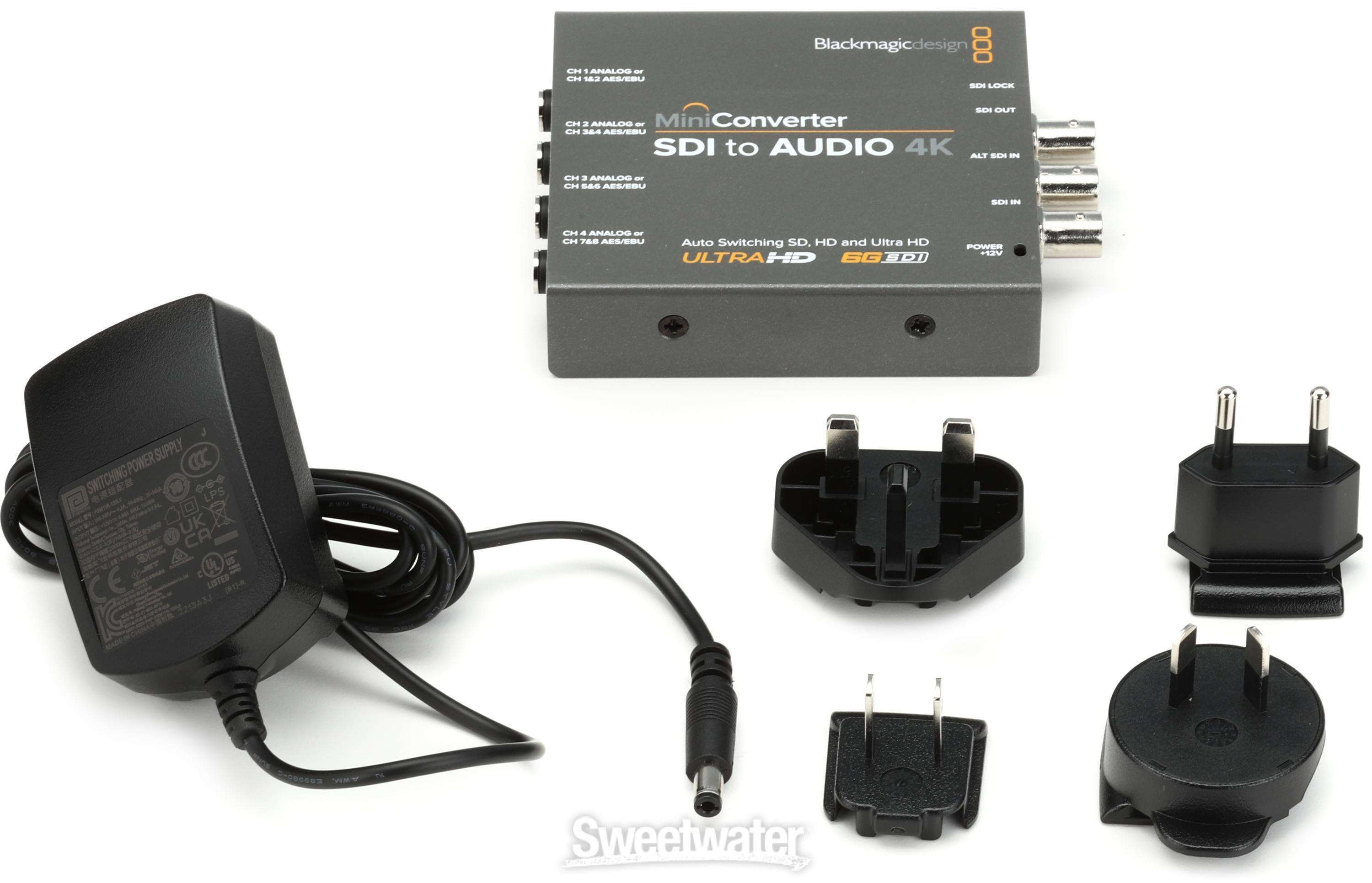 Blackmagic Design Mini Converter - SDI to Audio 4K | Sweetwater