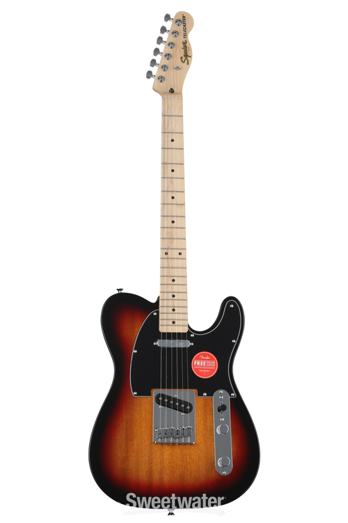 Squier Affinity Series Telecaster Electric Guitar - 3-Color Sunburst with  Maple Fingerboard