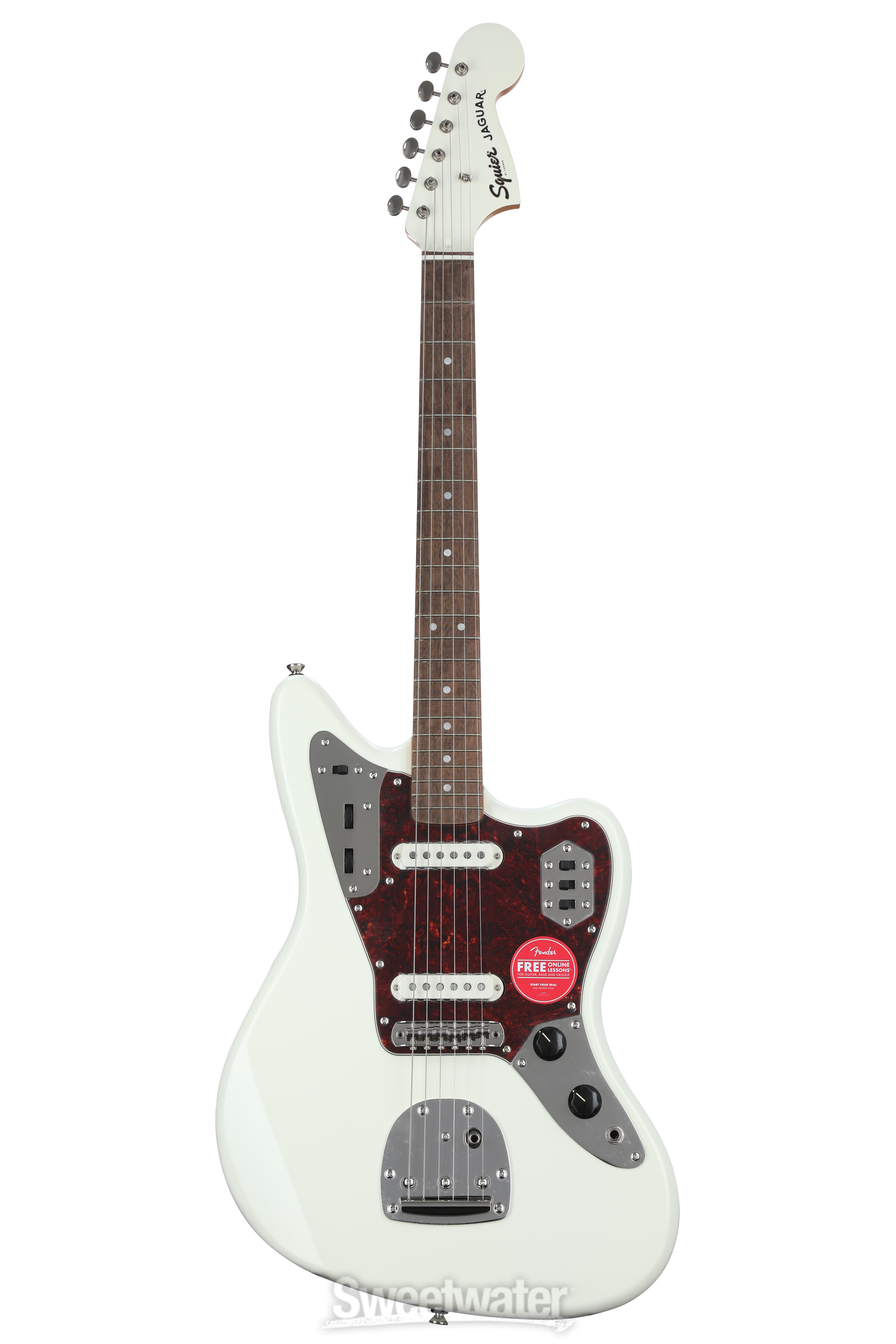 ギター Squier by Fender JAGUAR Squier Classic Vibe '60s Jaguar Electric Guitar - Olympic