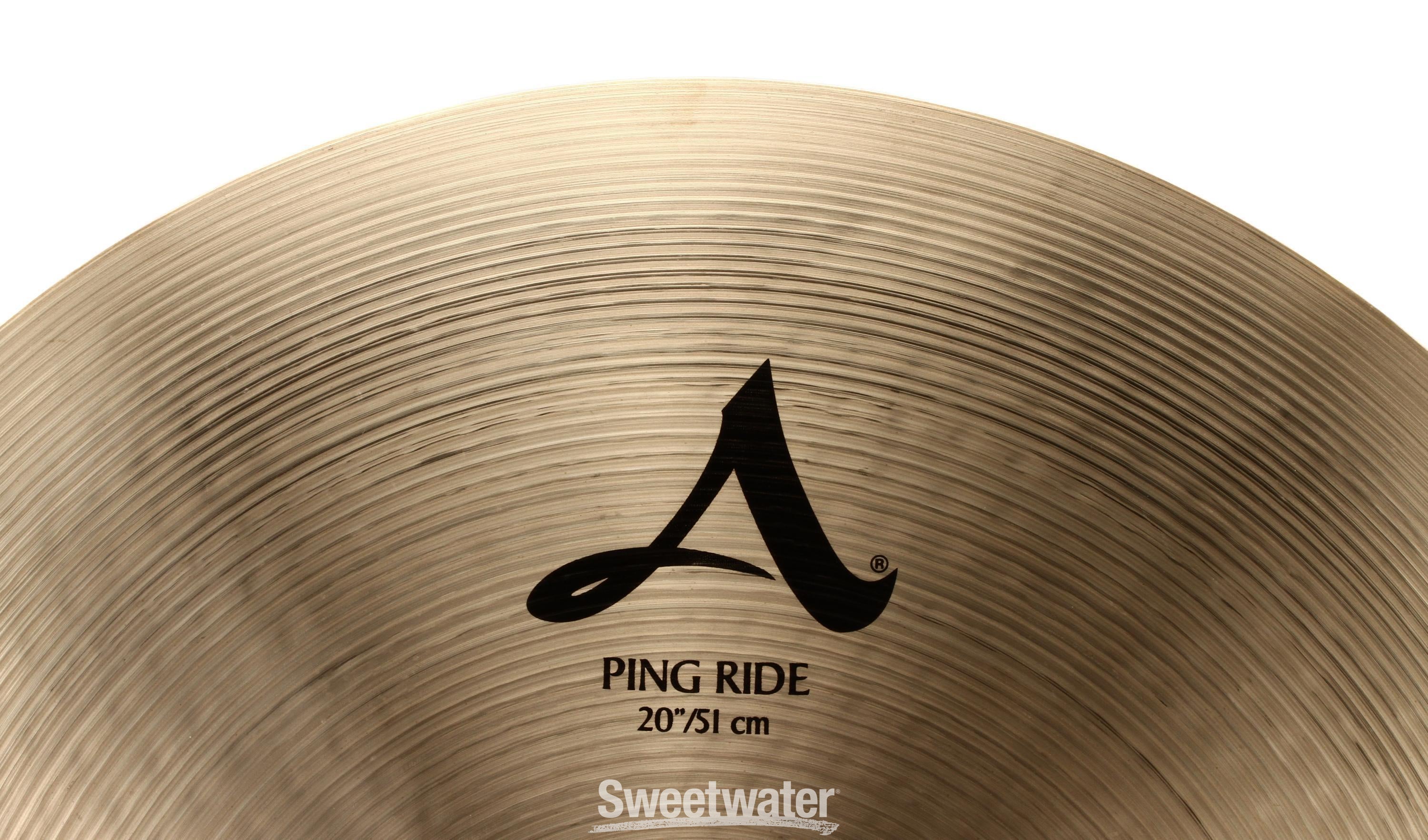 Zildjian 20 inch A Zildjian Ping Ride Cymbal | Sweetwater