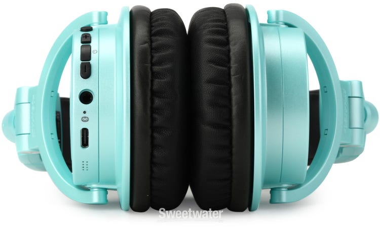 Audio Technica ATH M50x Studio Headphones (Limited Edition Ice Blue)  Exclusive