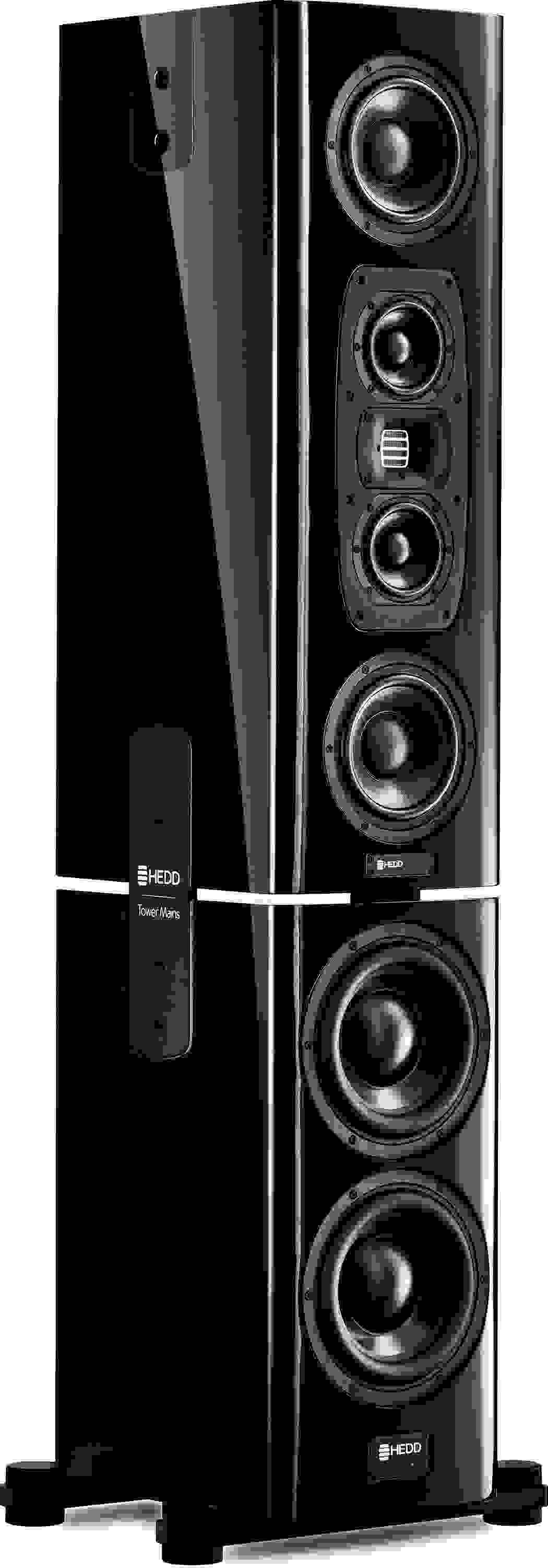 HEDD Tower Mains Standard Powered Studio Monitor - Gloss Black (each)