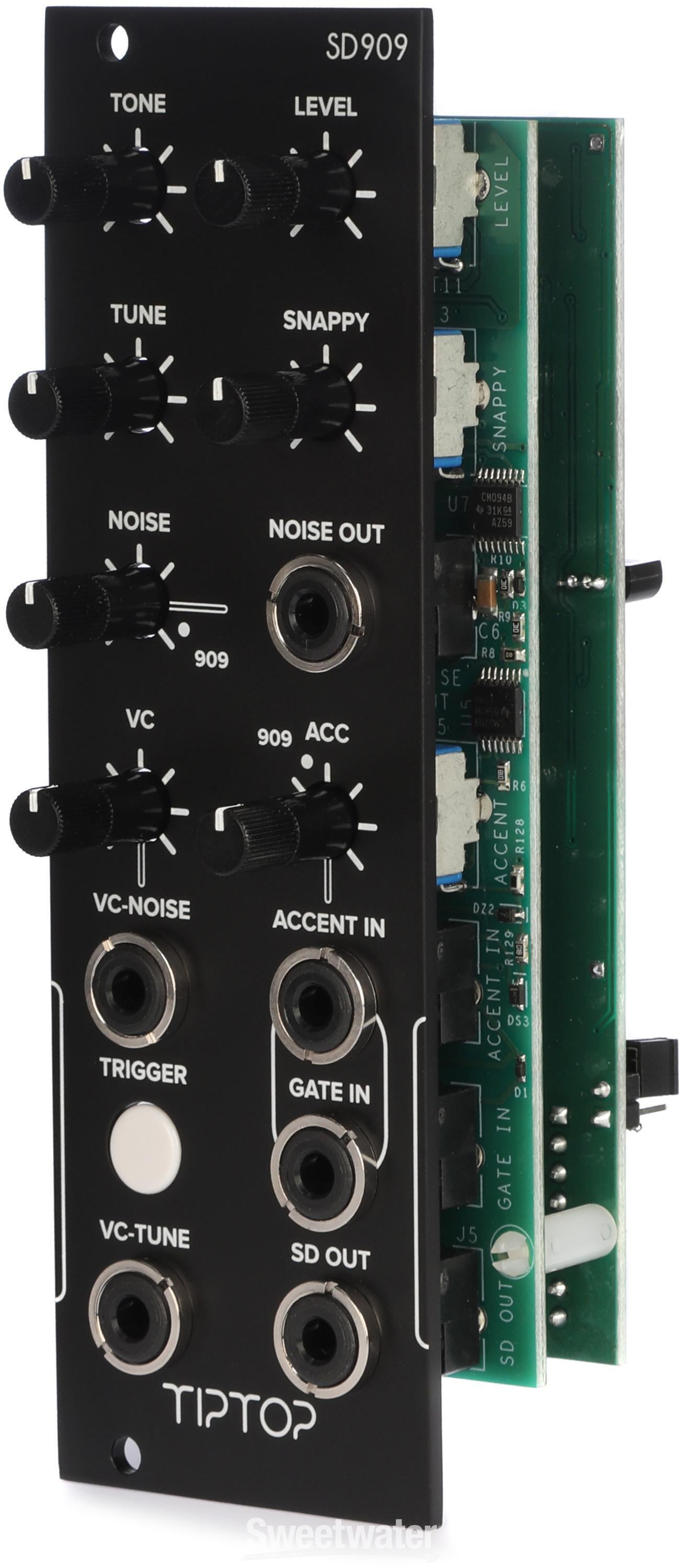 DTM・DAW Tiptop Audio SD909 Tiptop Audio SD909 Eurorack Analog Snare Drum Module - Black