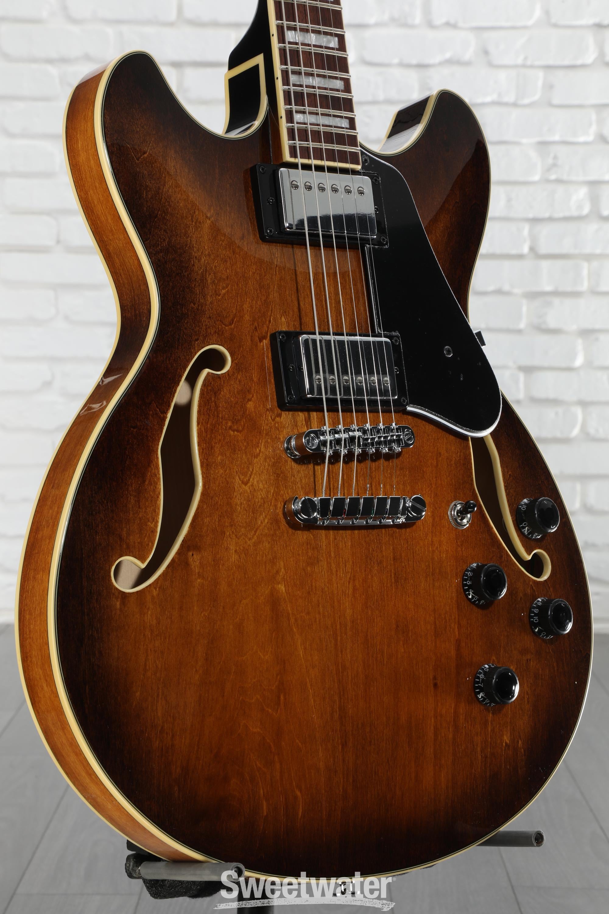 Ibanez Artcore AS73 Semi-Hollow Electric Guitar - Tobacco Brown