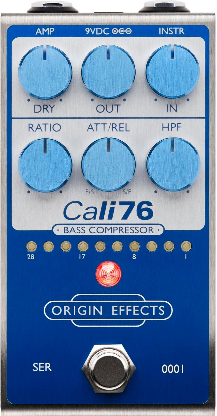Origin Effects Cali76 Bass Compressor Pedal - Super Vintage Blue |  Sweetwater