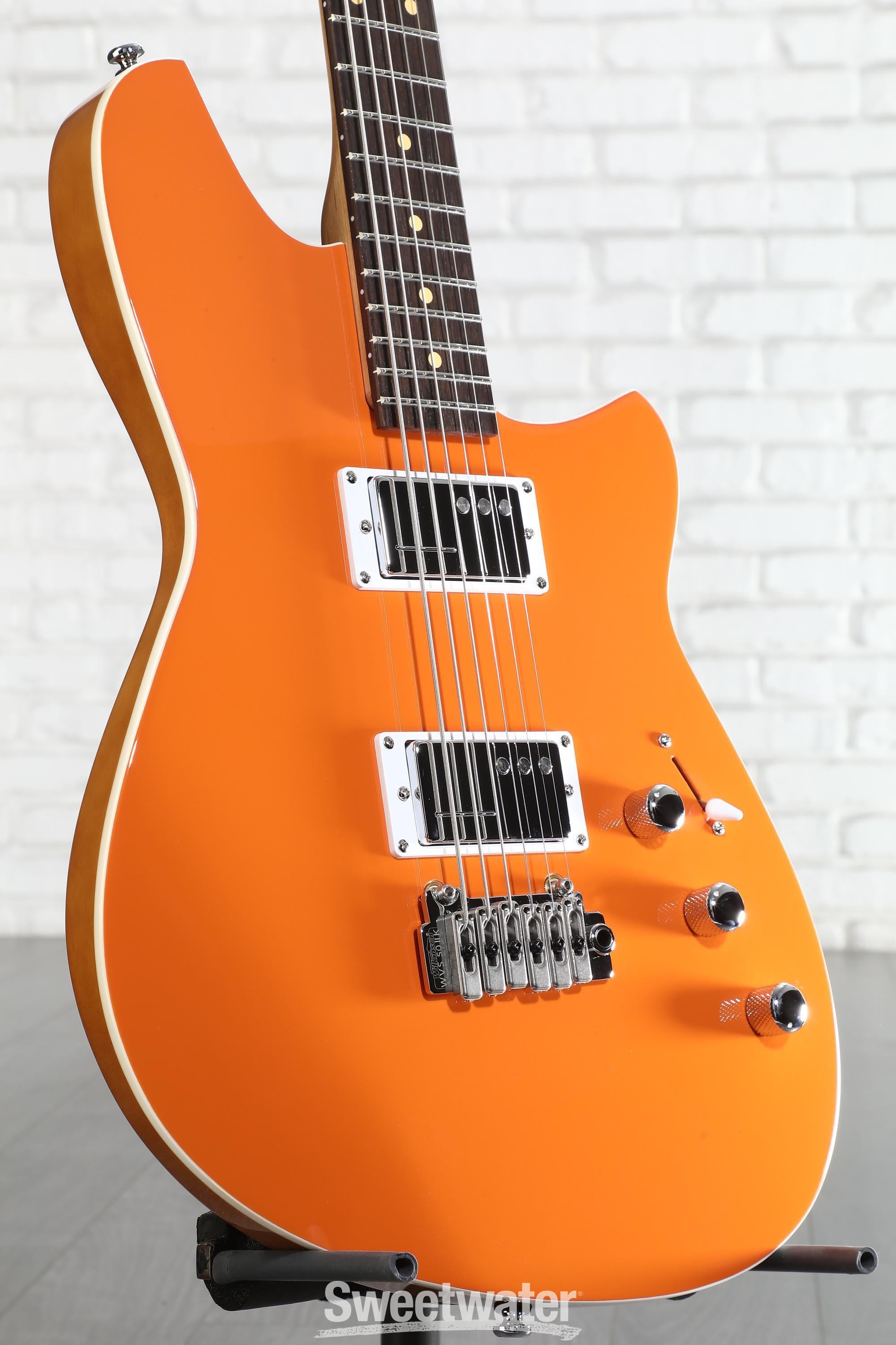 Photo of Reverend Descent Wilkinson Baritone Electric Guitar - Baked Orange, Rosewood Fingerboard