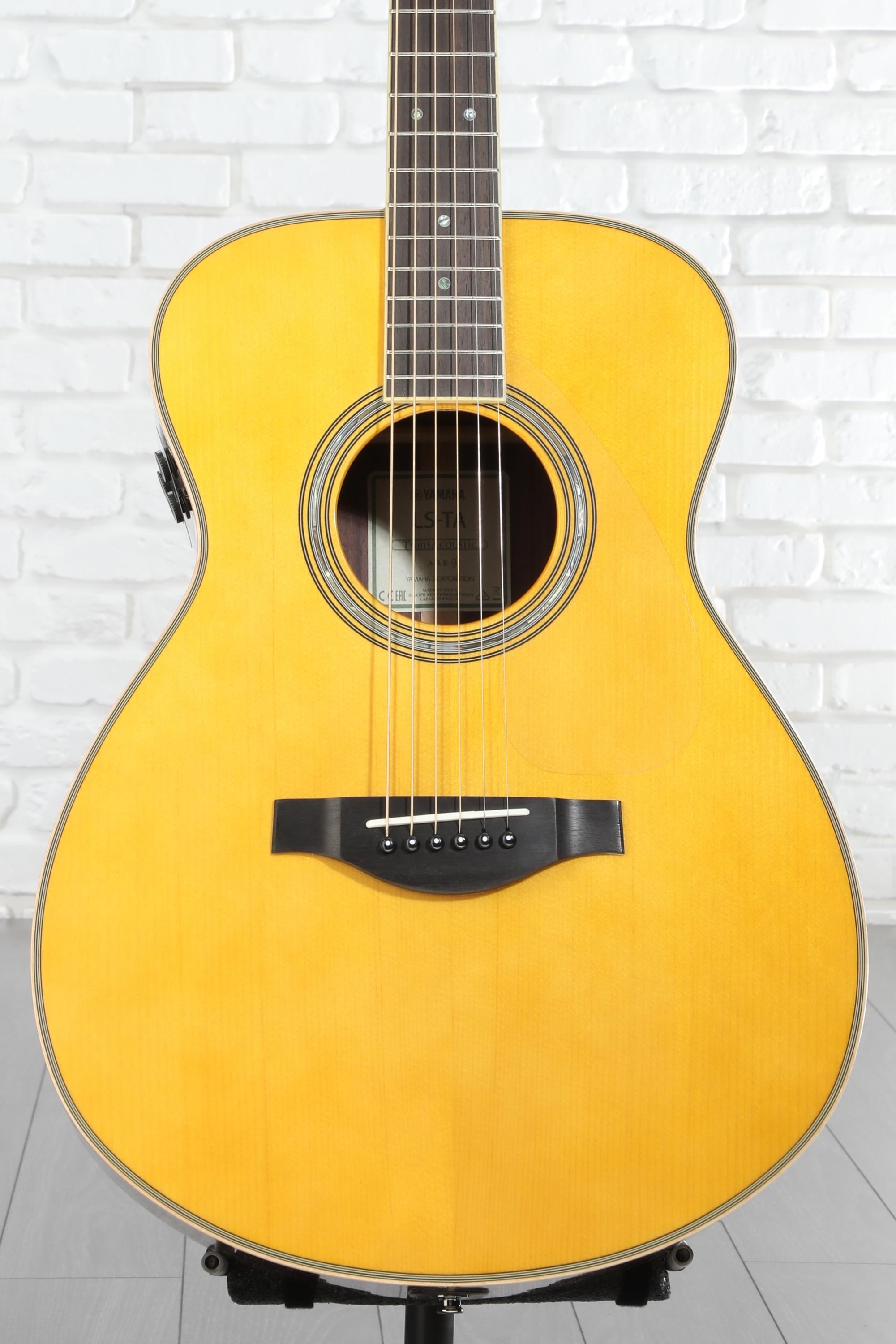 ギター YAMAHA LS TA Yamaha LS-TA TransAcoustic Concert - Vintage Tint | Sweetwater