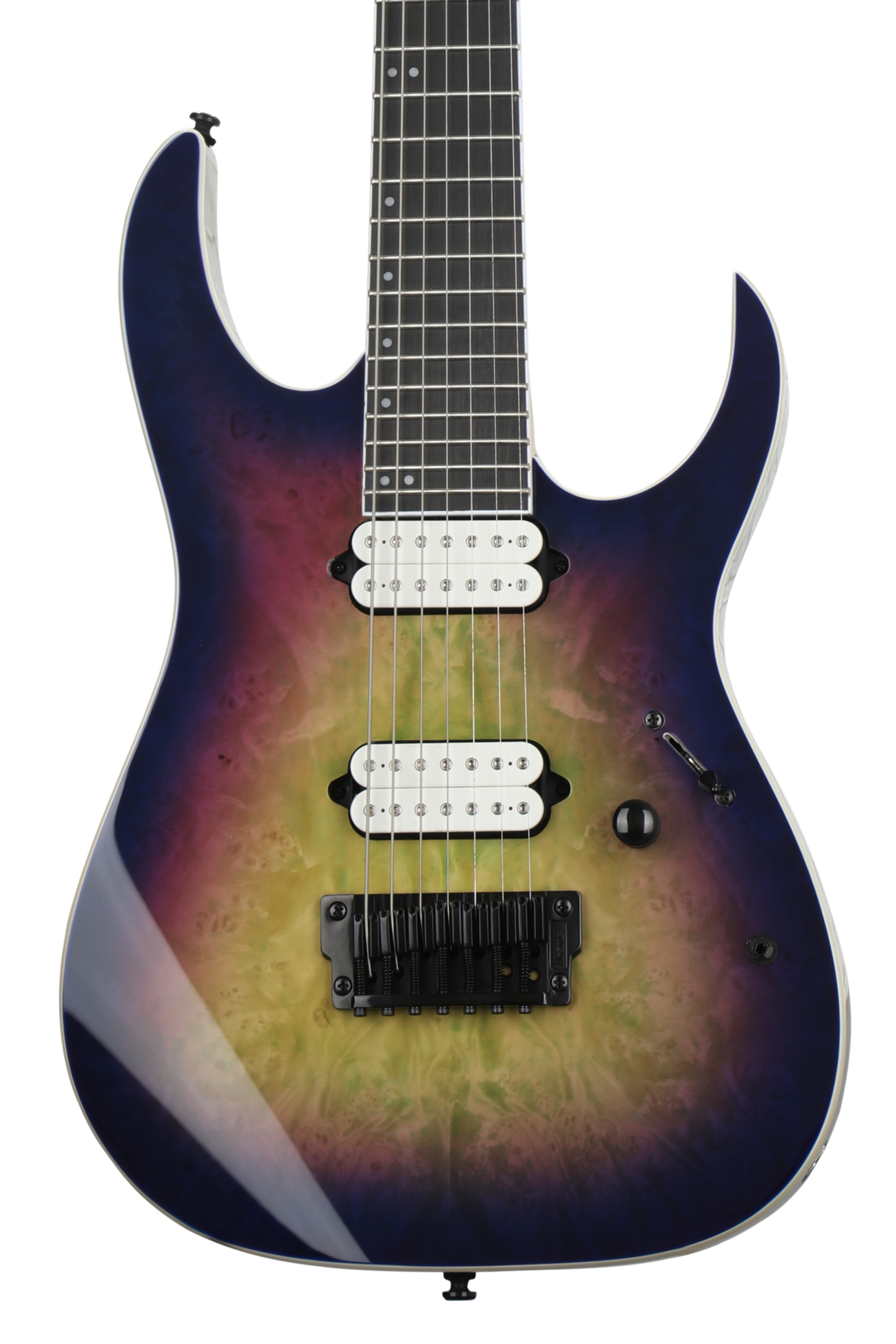 Ibanez Iron Label RGIX7FDLB - Northern Lights Burst | Sweetwater Ibanez Iron Label RGIX7FDLB - Northern Lights Burst | Sweetwater
