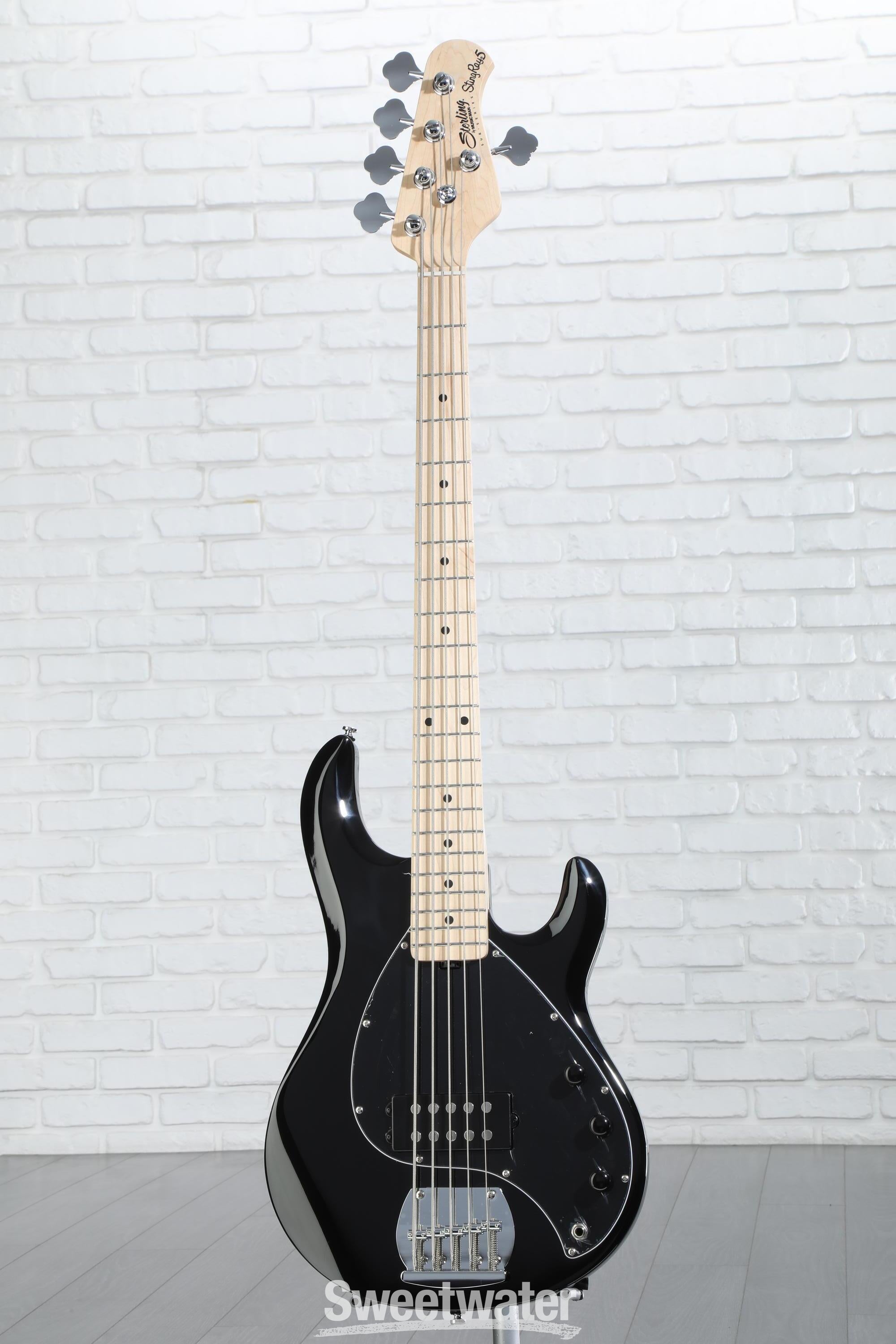 Sterling By Music Man StingRay RAY5 Bass Guitar - Black