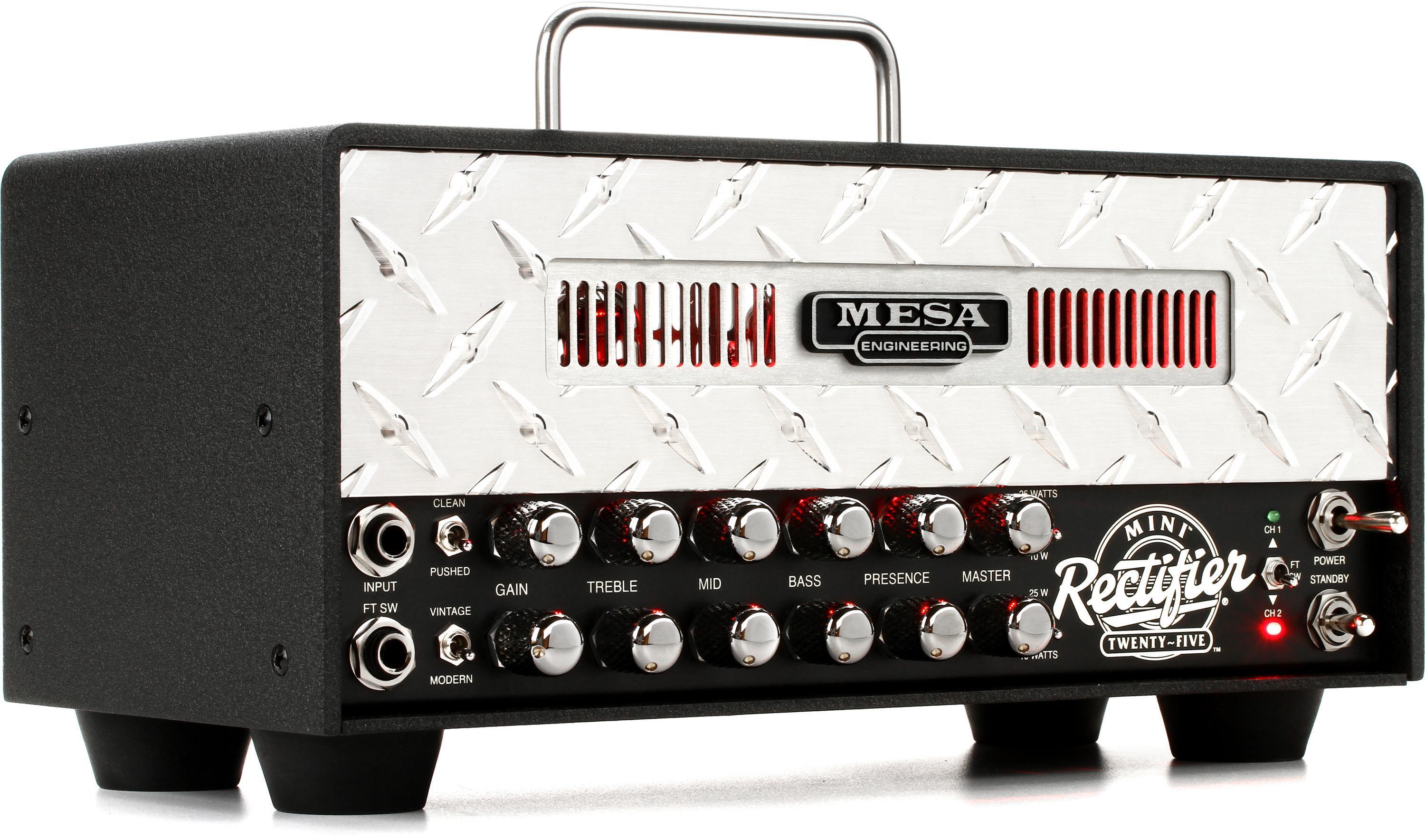 Mesa/Boogie Mini Rectifier 25 - 25-watt Tube Head - Silver Diamond 