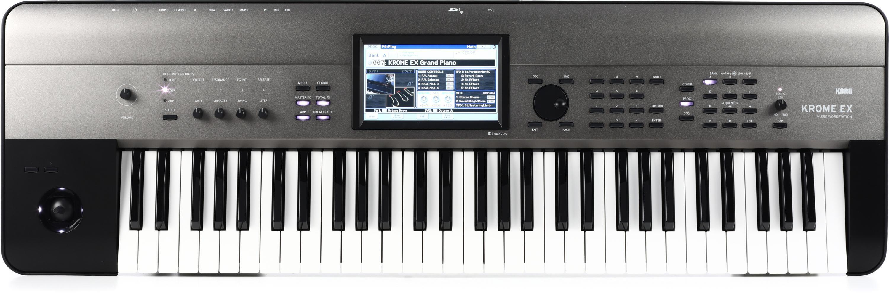 Korg krome 61 on sale ex music workstation