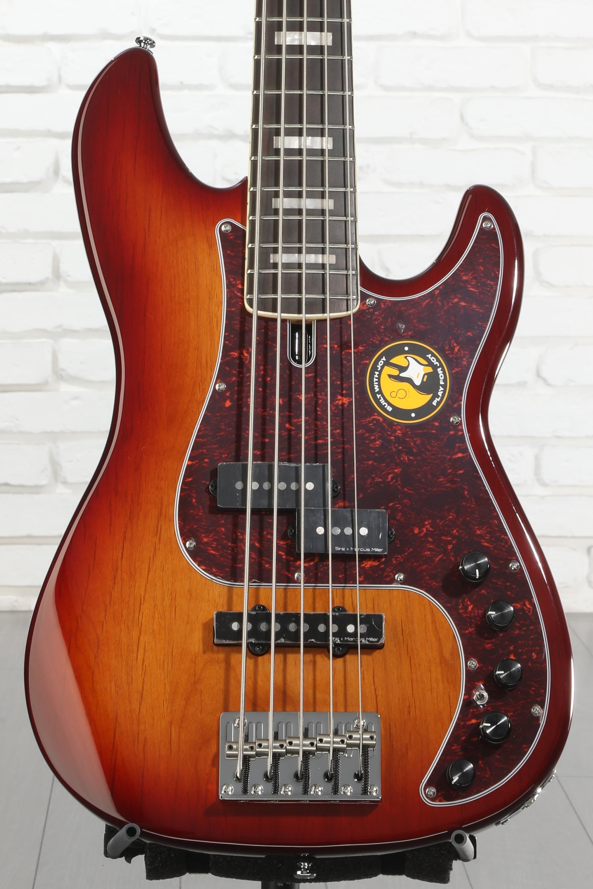 【10600】 sire Marcus Miller P7 Alder 5st Sire Marcus Miller P7 Alder 5-string Bass Guitar - Tobacco