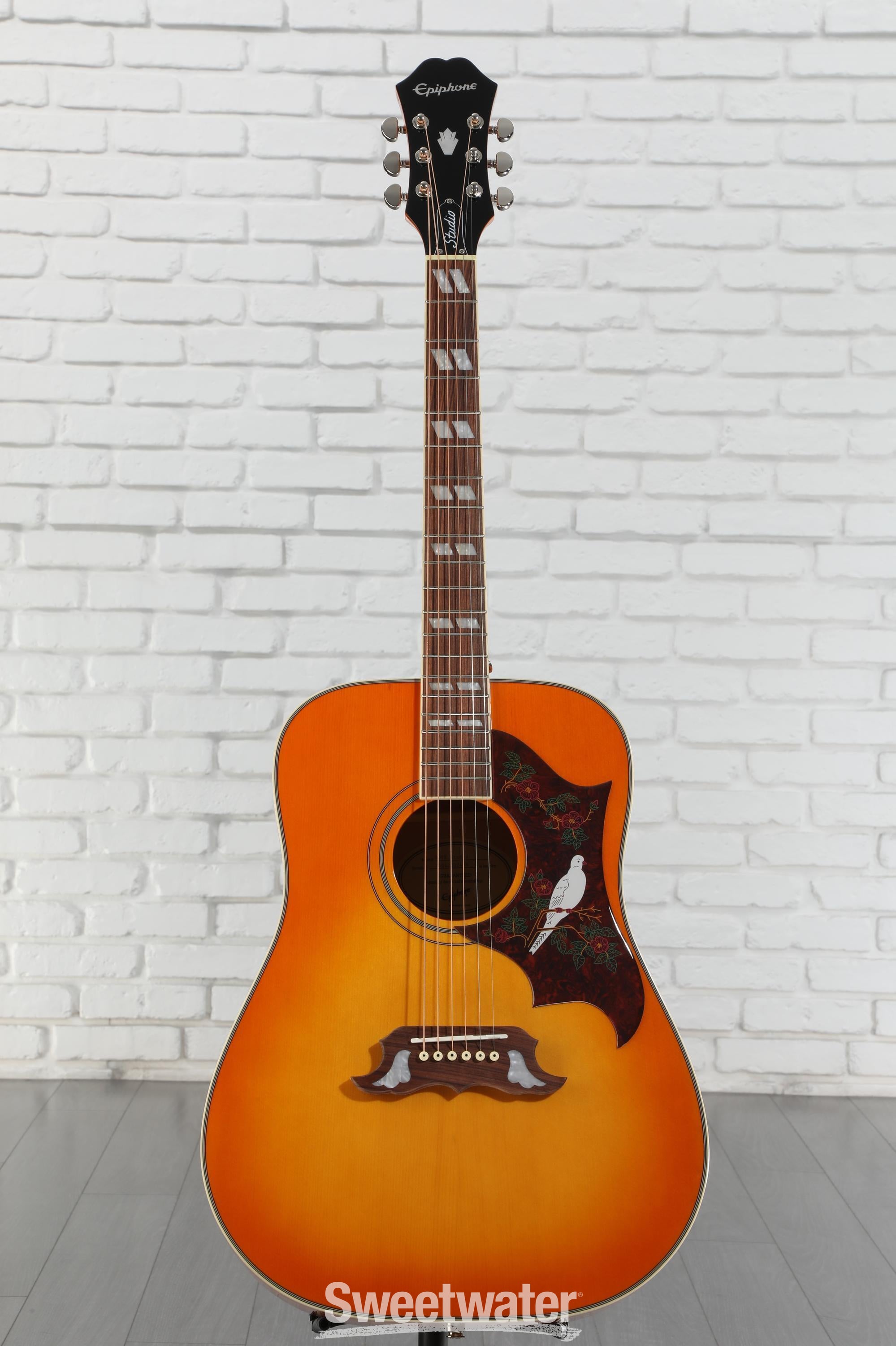Epiphone Dove Studio Acoustic-electric Guitar - Violin Burst