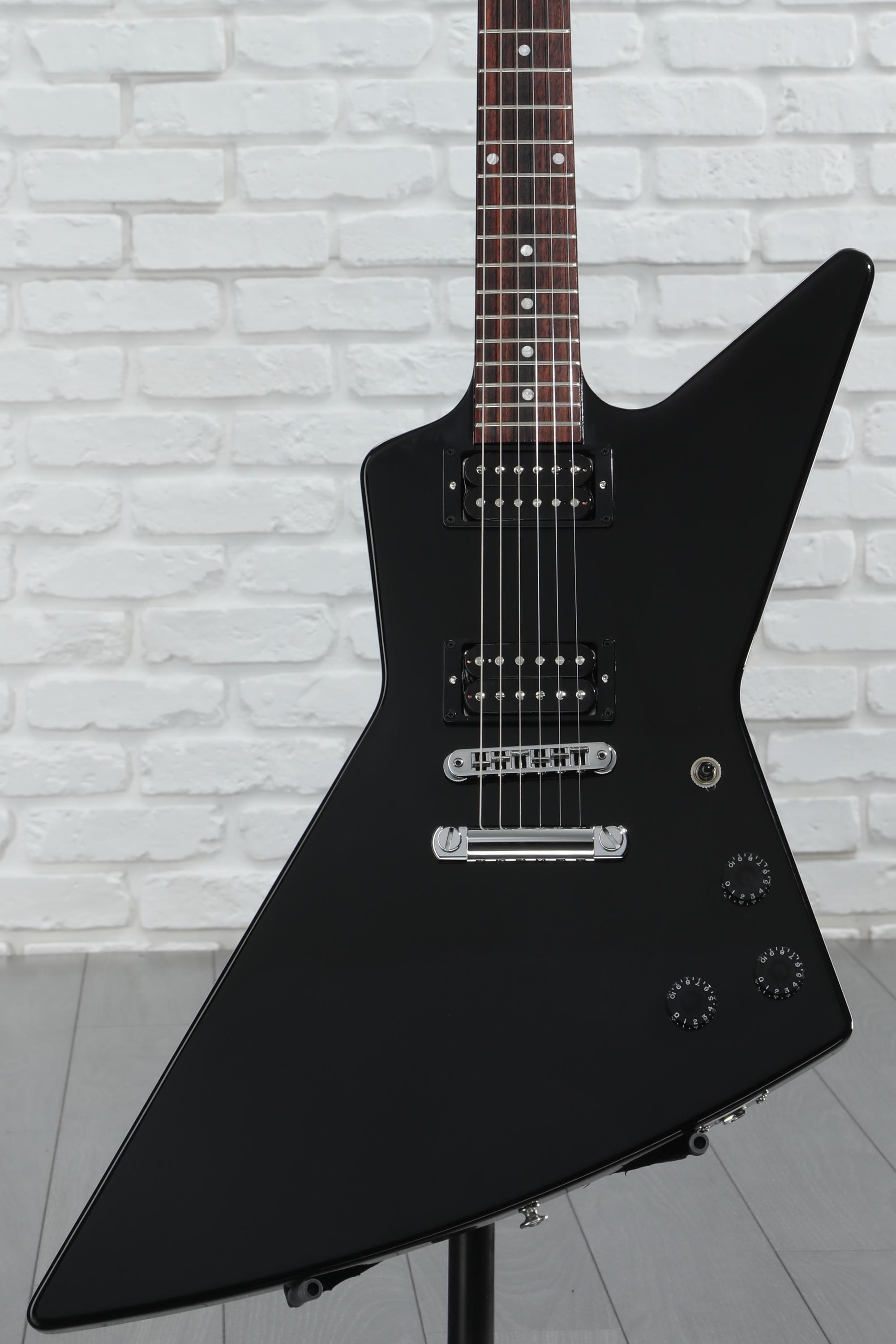 Gibson Explorer エレキギター 黒 2008 Gibson Explorer Electric Guitar Ebony Finish | Cream