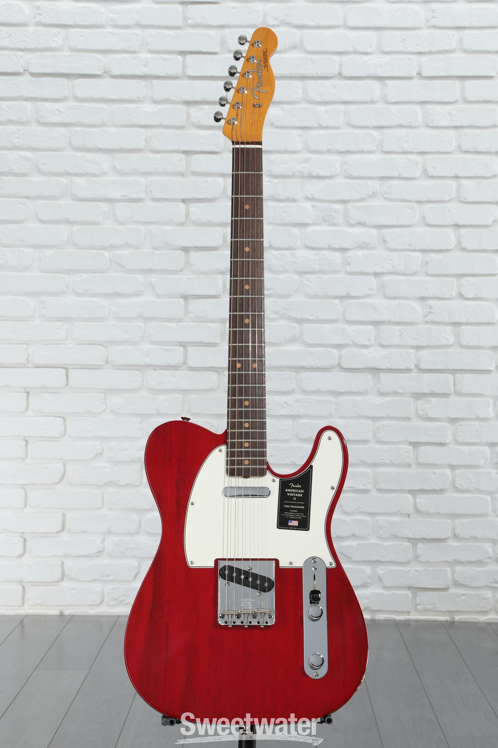 Fender American Vintage II 1963 Telecaster Electric Guitar - Red